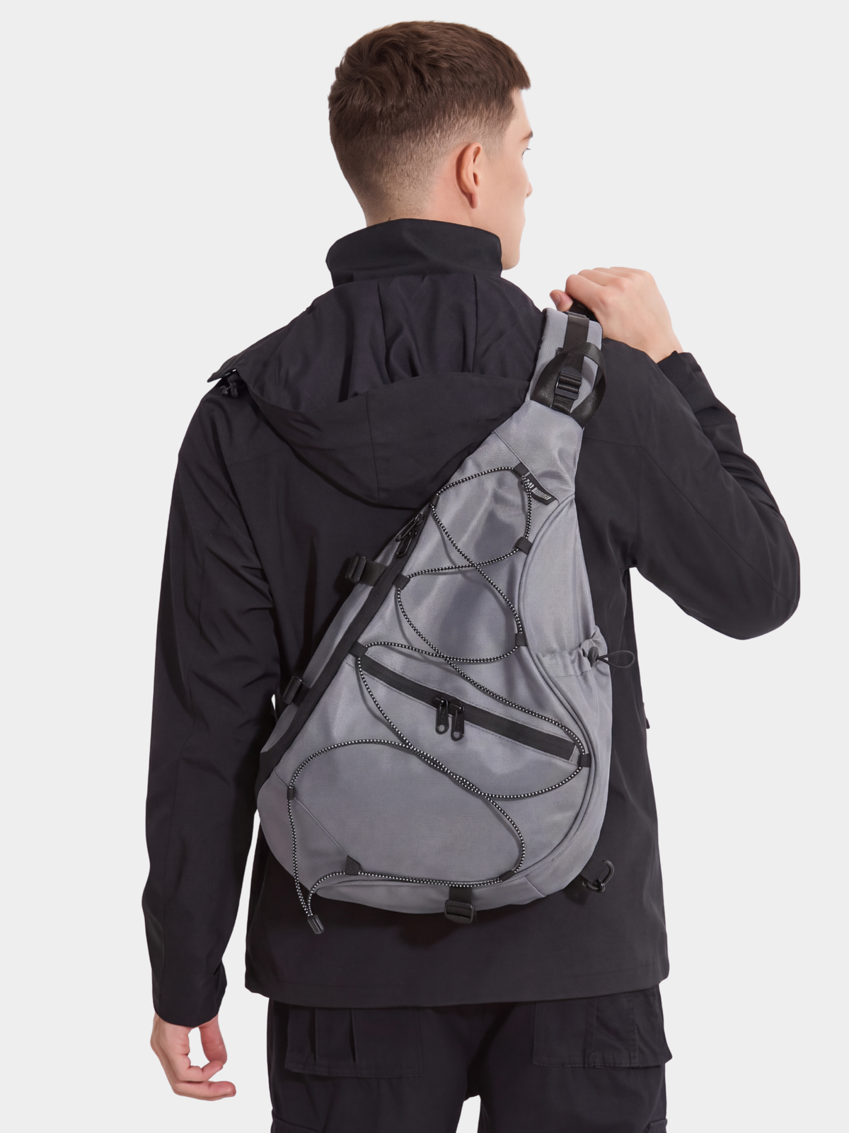 TravelLite - Multi-Compartment Water-Repellent Crossbody Bag