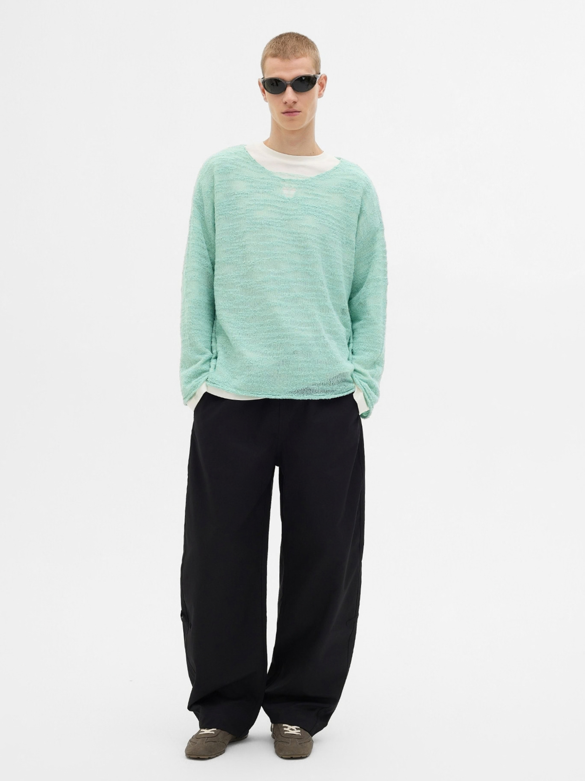 RiseDrift - Unisex Wrinkle-Resistant High-Waist Curved-Leg Pants
