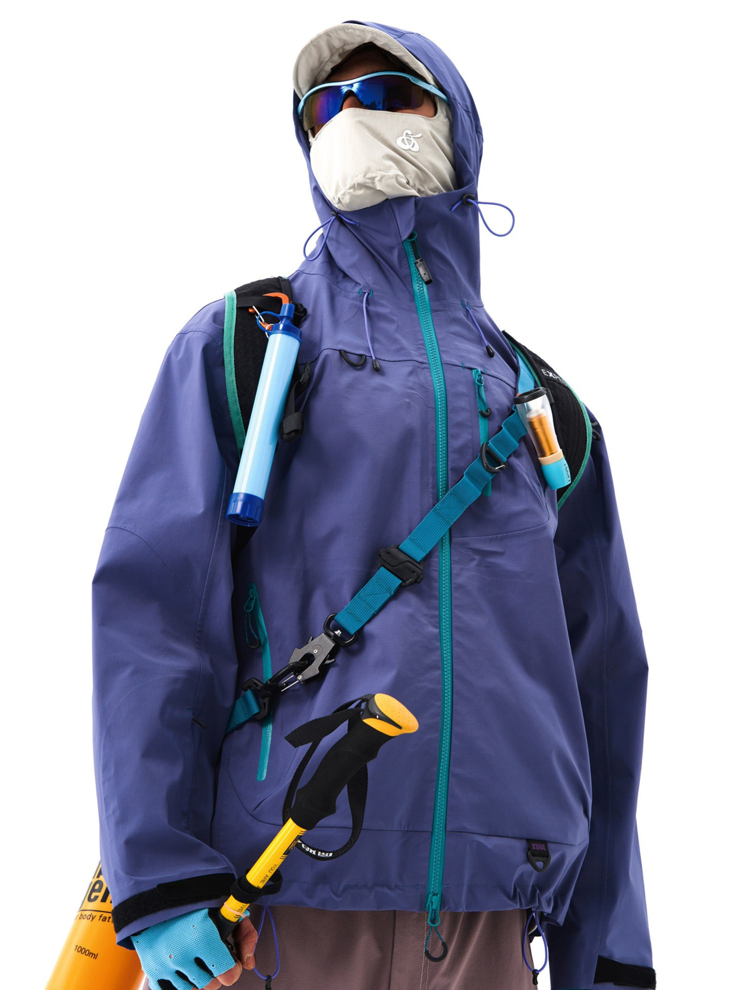 CampFlask - Men's 3-Layer Waterproof Hard Shell Jacket