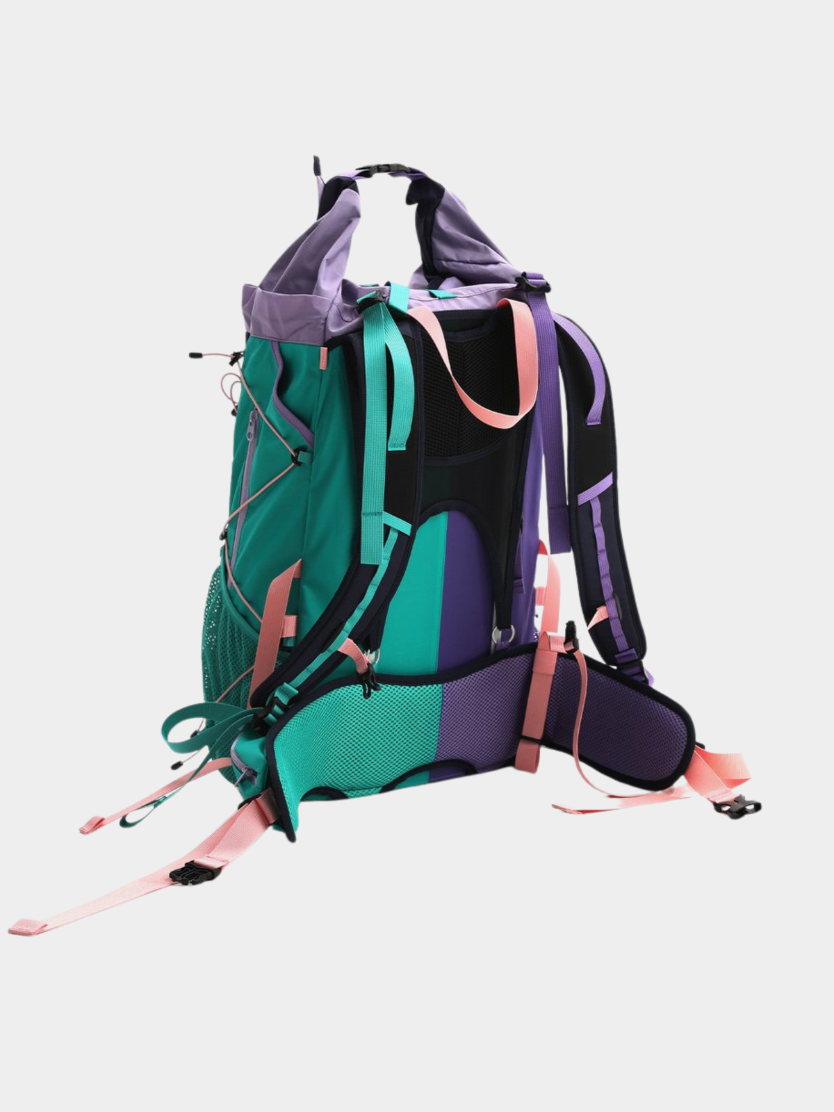 StashVeil - 30L Multi-Functional Color-Block Hiking Backpack