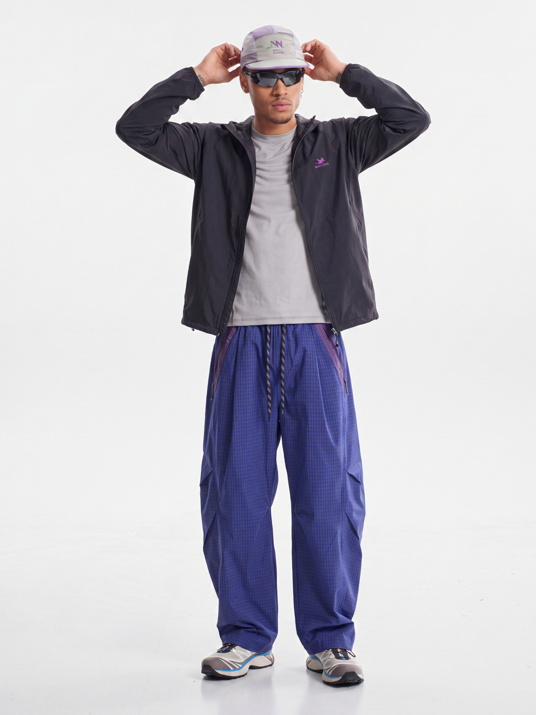 Rhythm - Water-Repellent Quick-Dry Cargo Parachute Pants