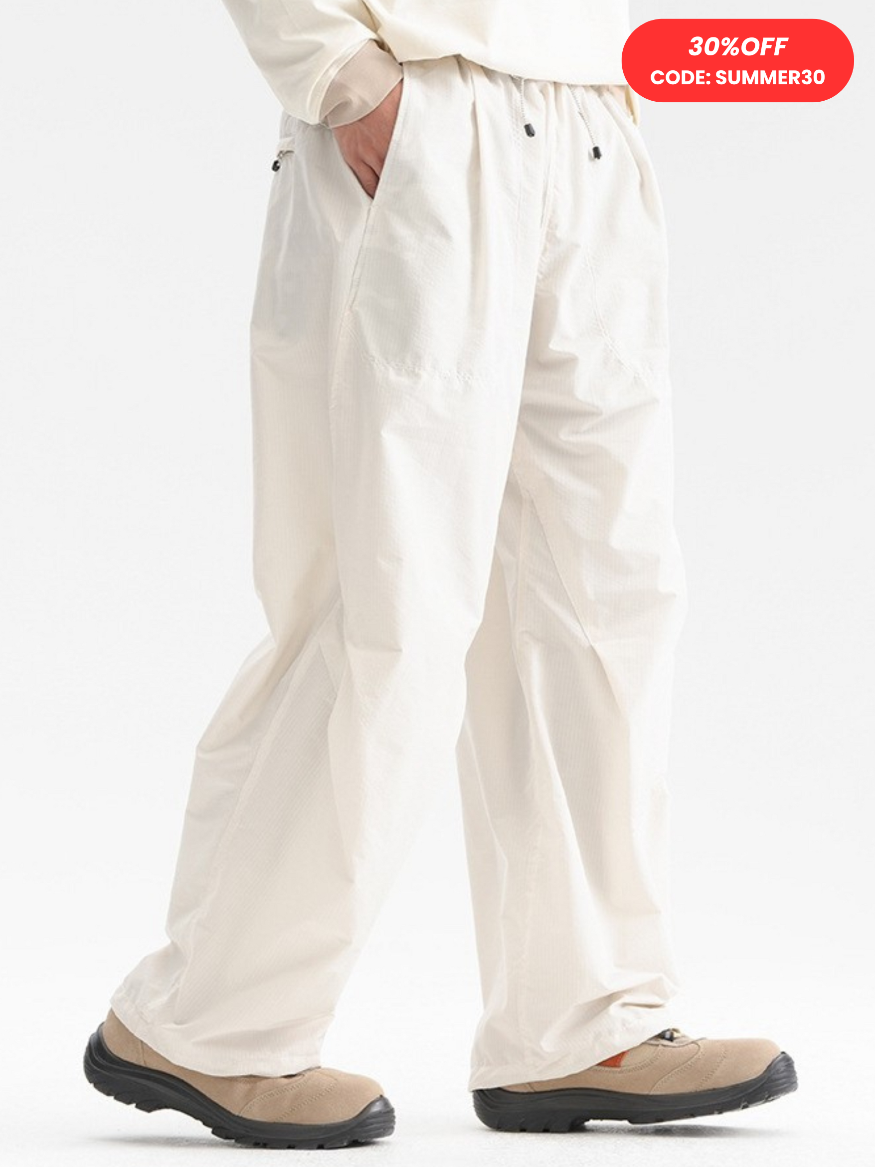 FoxPath - Unisex Waterproof Quick-Dry Ripstop Paratrooper Pants