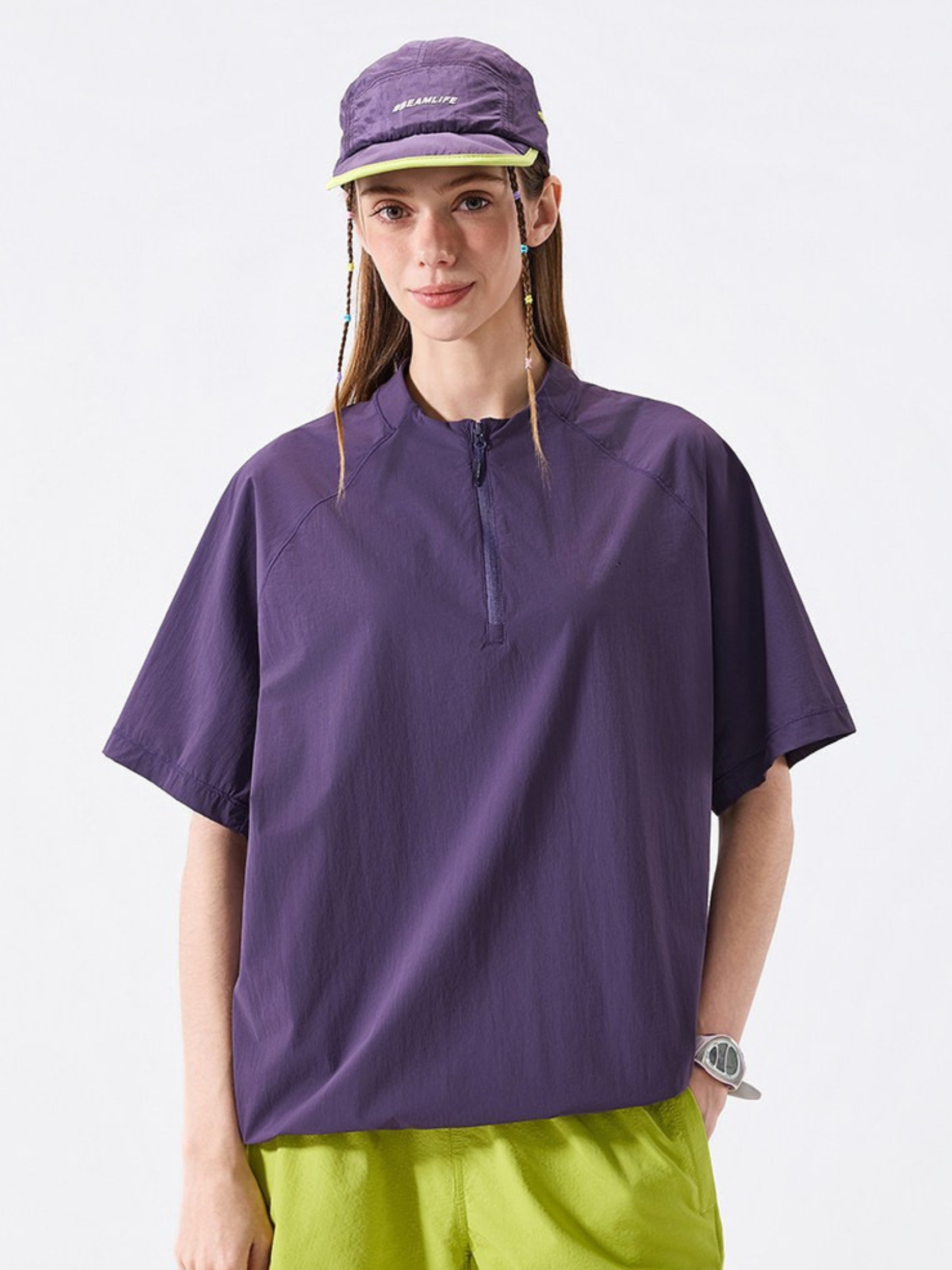 VentFlow - Moisture-Wicking Half-Zip Quick-Dry T-Shirt