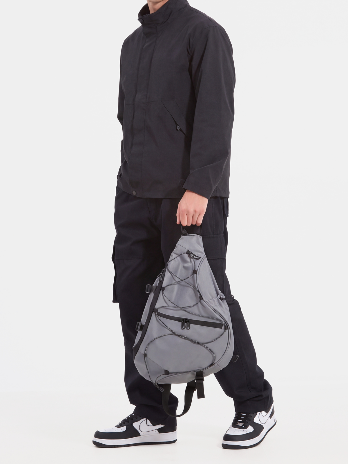 TravelLite - Multi-Compartment Water-Repellent Crossbody Bag