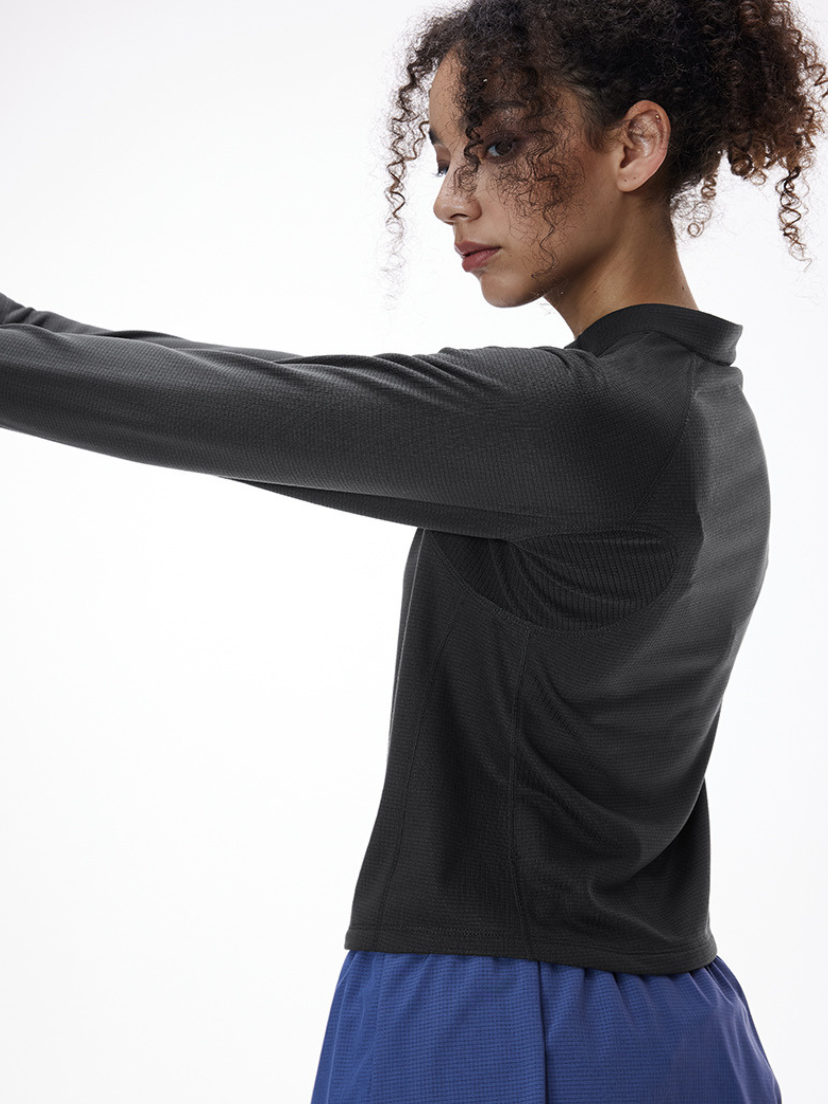 Shadowfern - Lightweight Thermal Half-Zip Sweatshirt