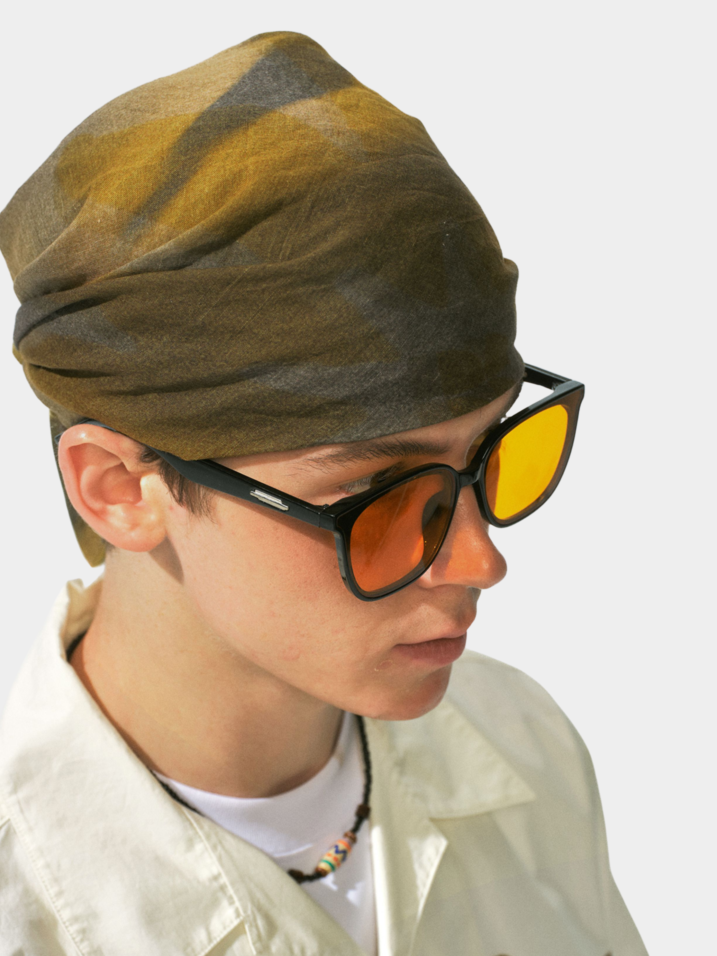 Ravencrest - Abrasion-Resistant Patterned Headscarf