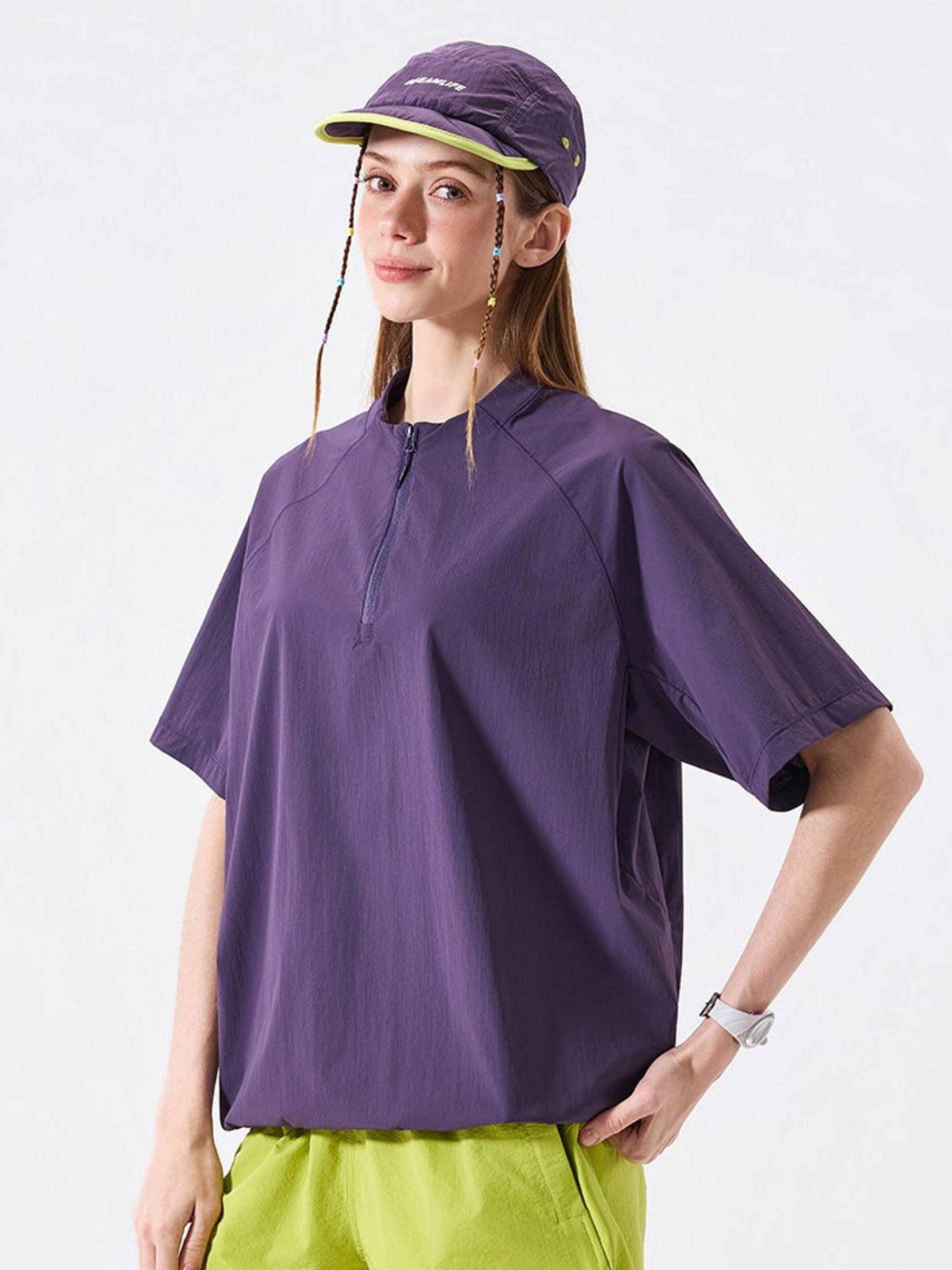 VentFlow - Moisture-Wicking Half-Zip Quick-Dry T-Shirt