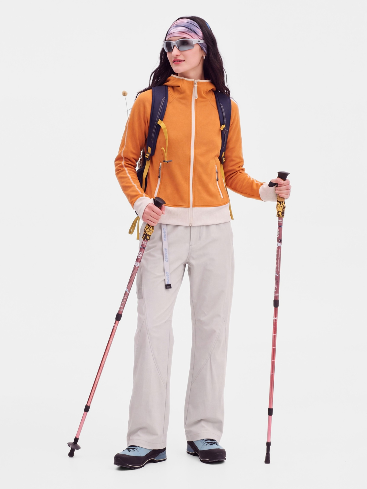 FluffGlide - Women's Breathable Stretch Grid Fleece Jacket