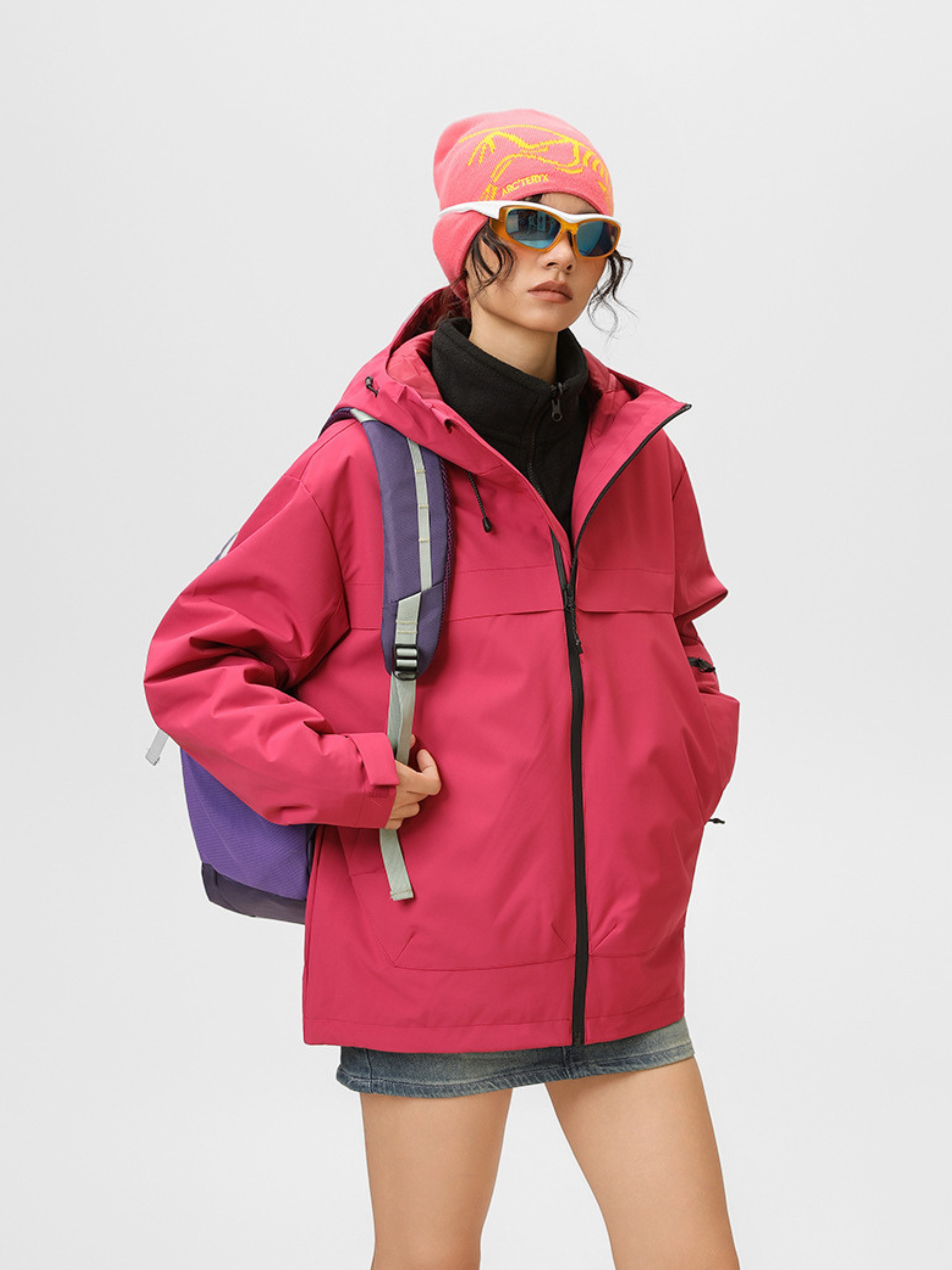 Cascade - Unisex Dopamine 3-in-1 All-Weather Shell Jacket