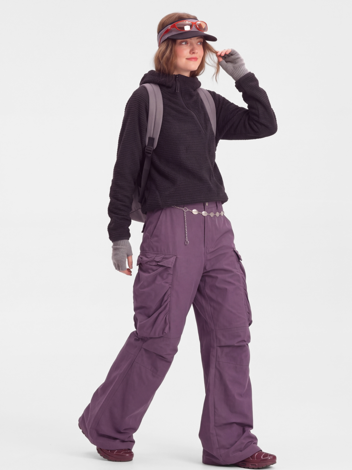 LiteMist - Lightweight Textured Fleece Half-Zip Sweatshirt