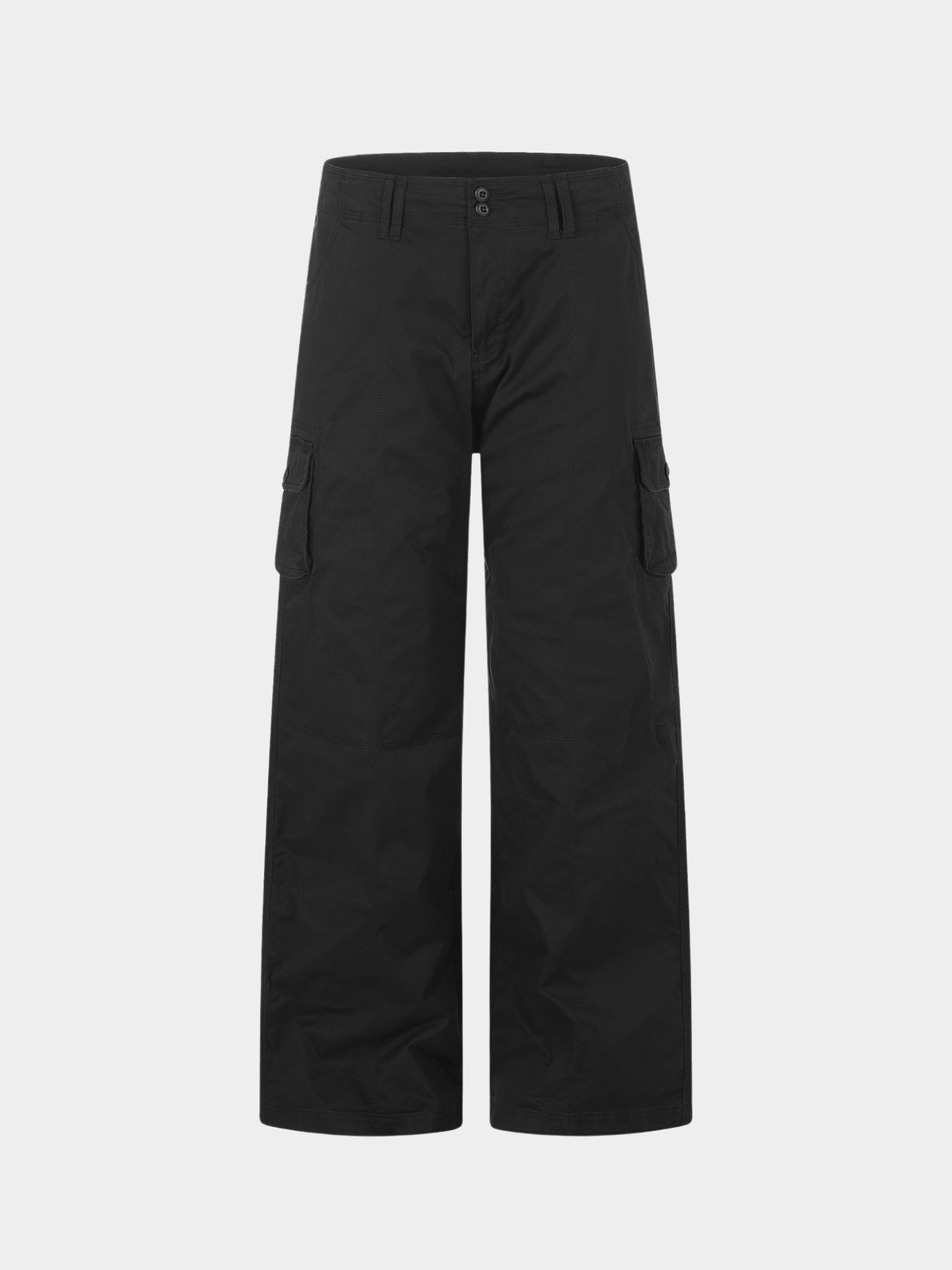 CalmDrift - Women's Deconstructed Multi-Pocket Straight-Leg Cargo Pants