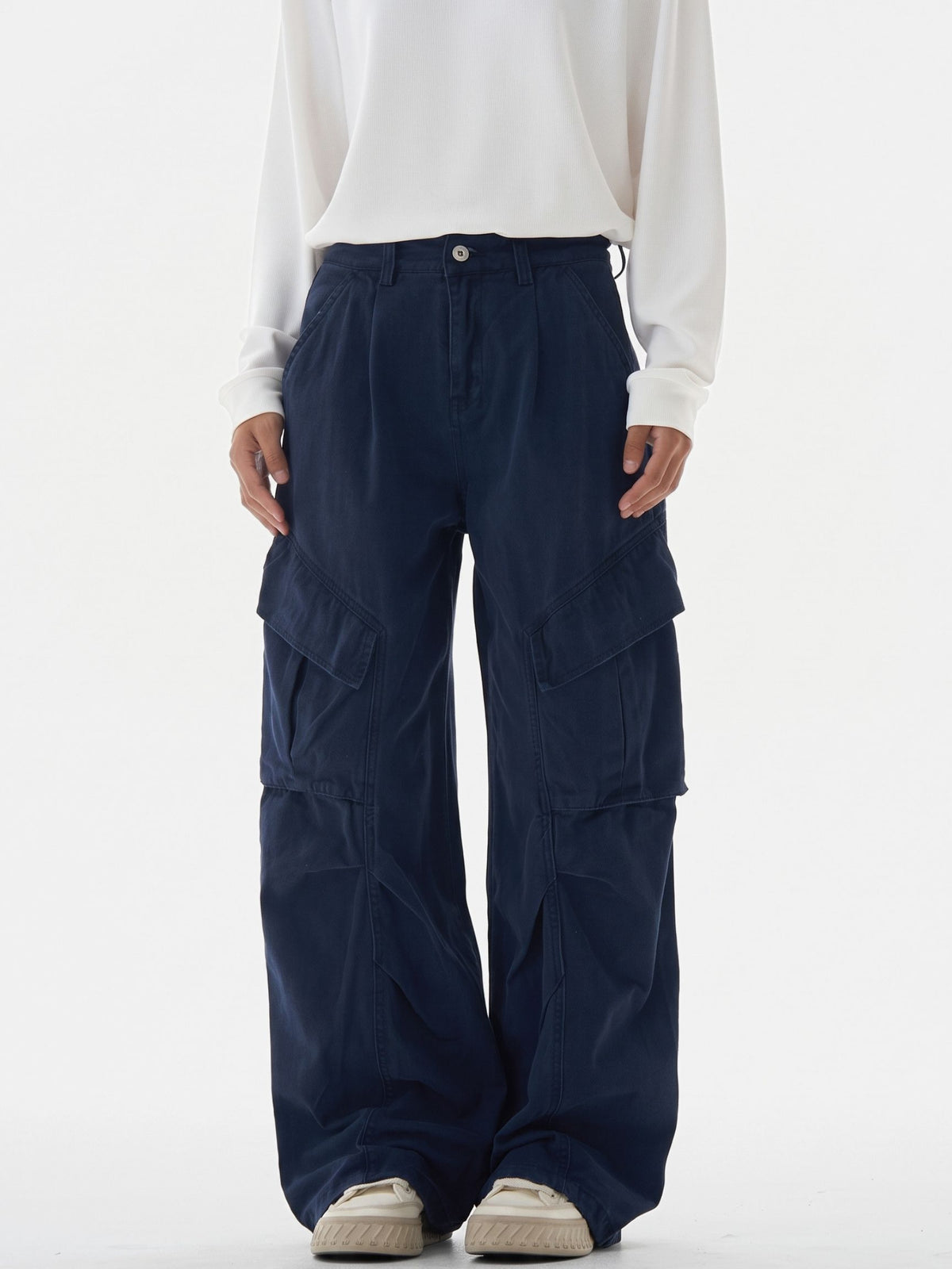 WideDrift - Abrasion-Resistant Multi-Pocket Cotton Cargo Pants