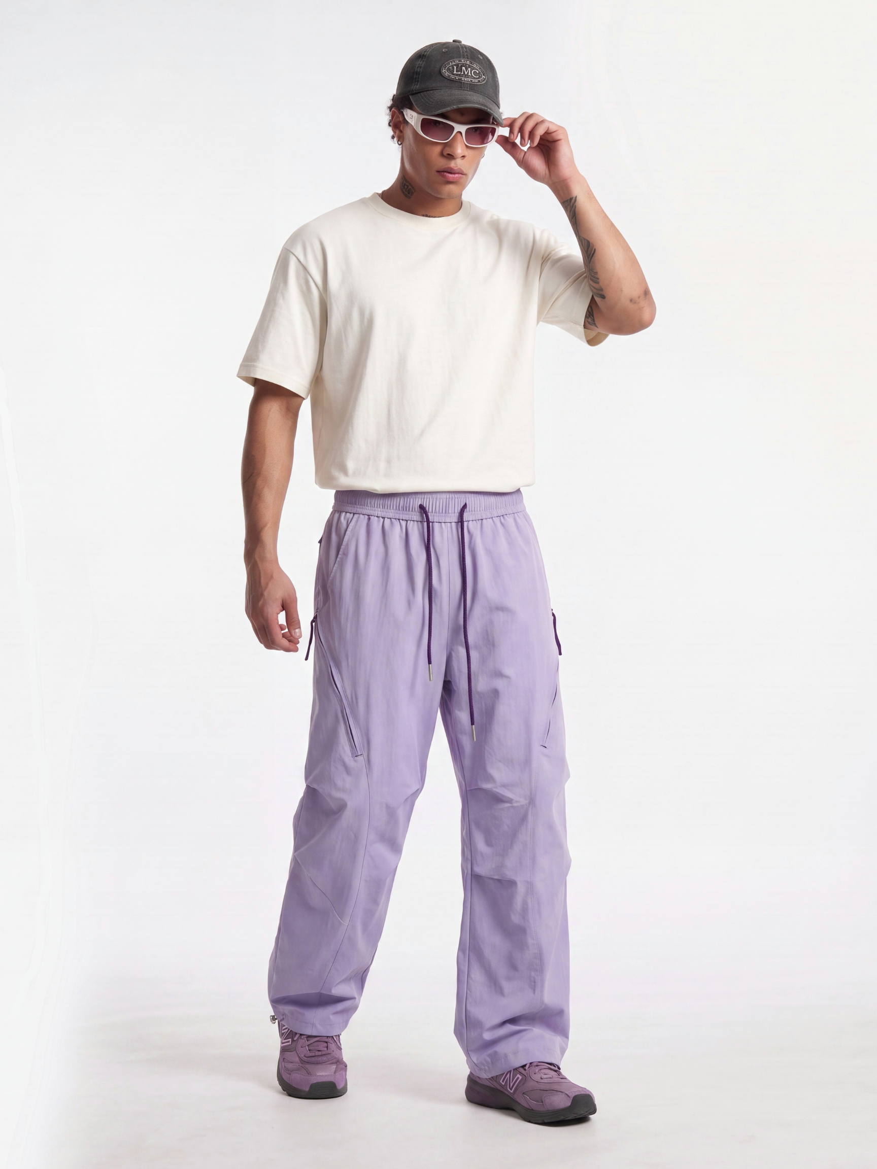 Rampart - Contrast Zip Water-Repellent Lightweight Pants
