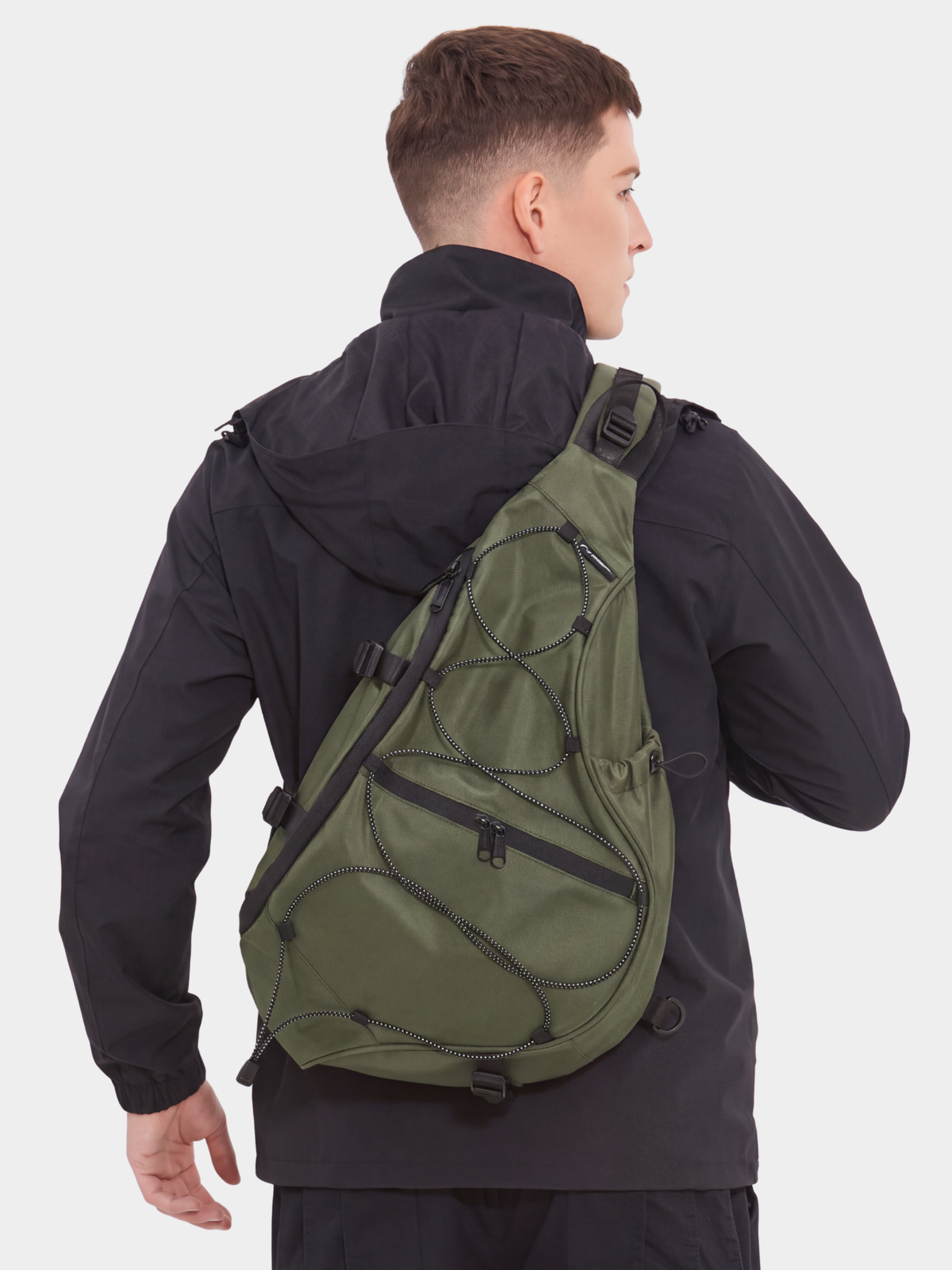 TravelLite - Multi-Compartment Water-Repellent Crossbody Bag