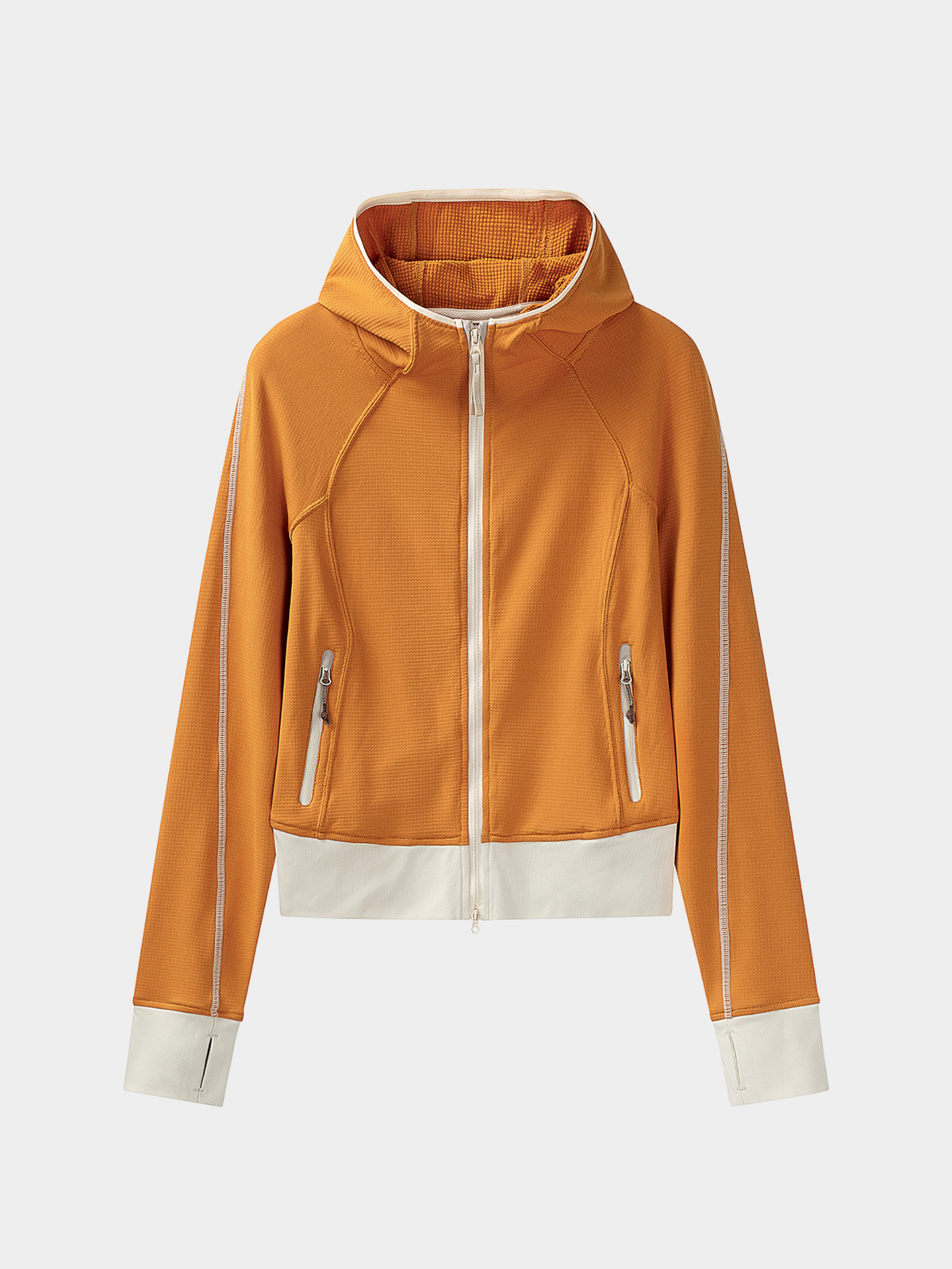 FluffGlide - Women's Breathable Stretch Grid Fleece Jacket