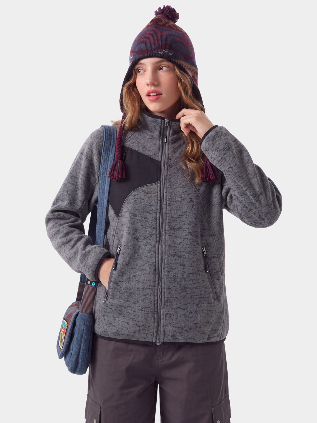 EdgeGlide - Unisex Wrinkle-Resistant Lightweight Thermal Fleece Jacket