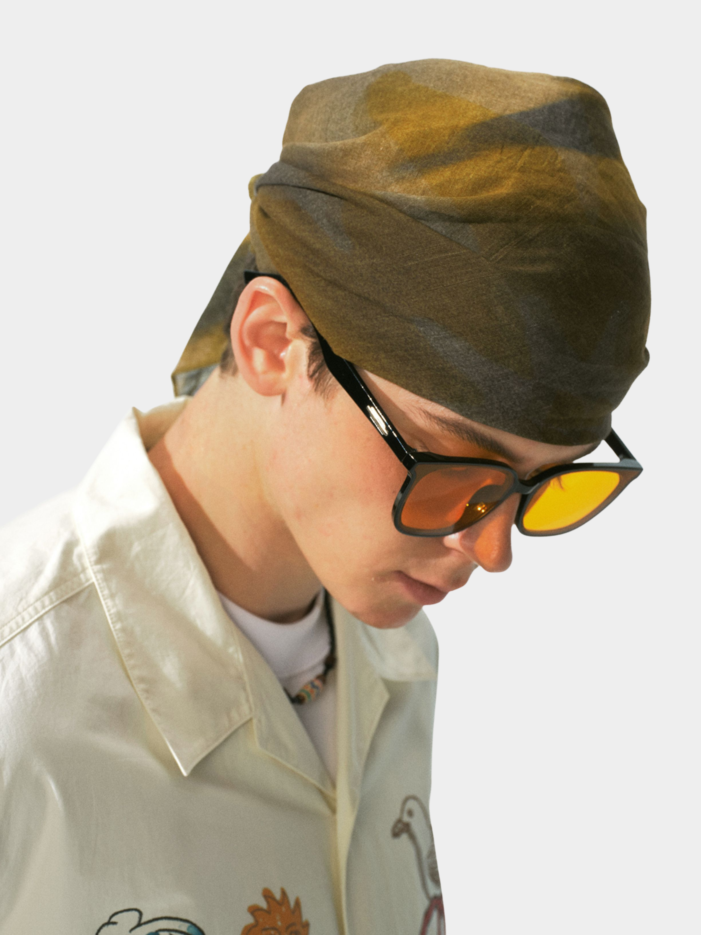 Ravencrest - Abrasion-Resistant Patterned Headscarf