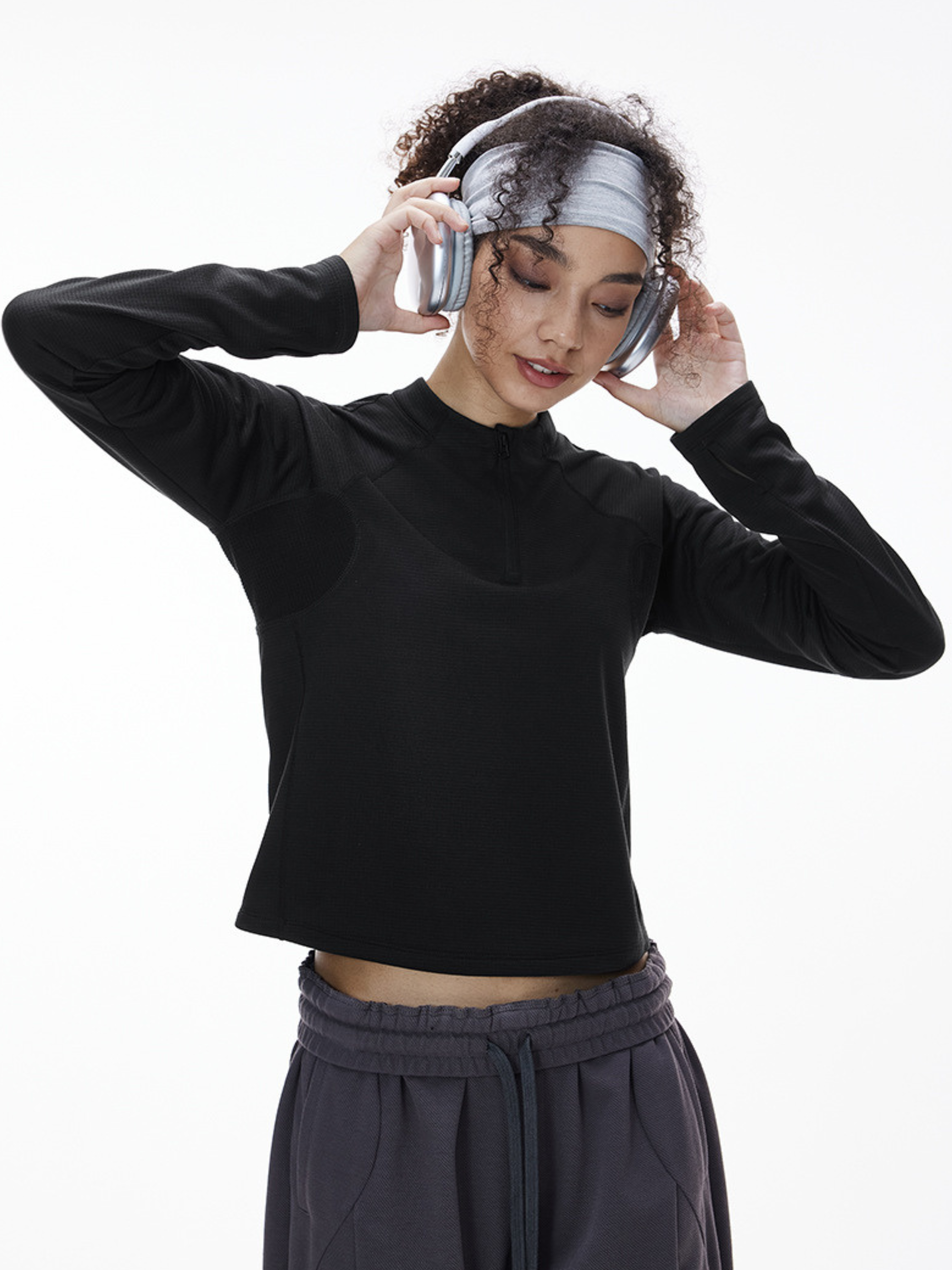 Shadowfern - Lightweight Thermal Half-Zip Sweatshirt