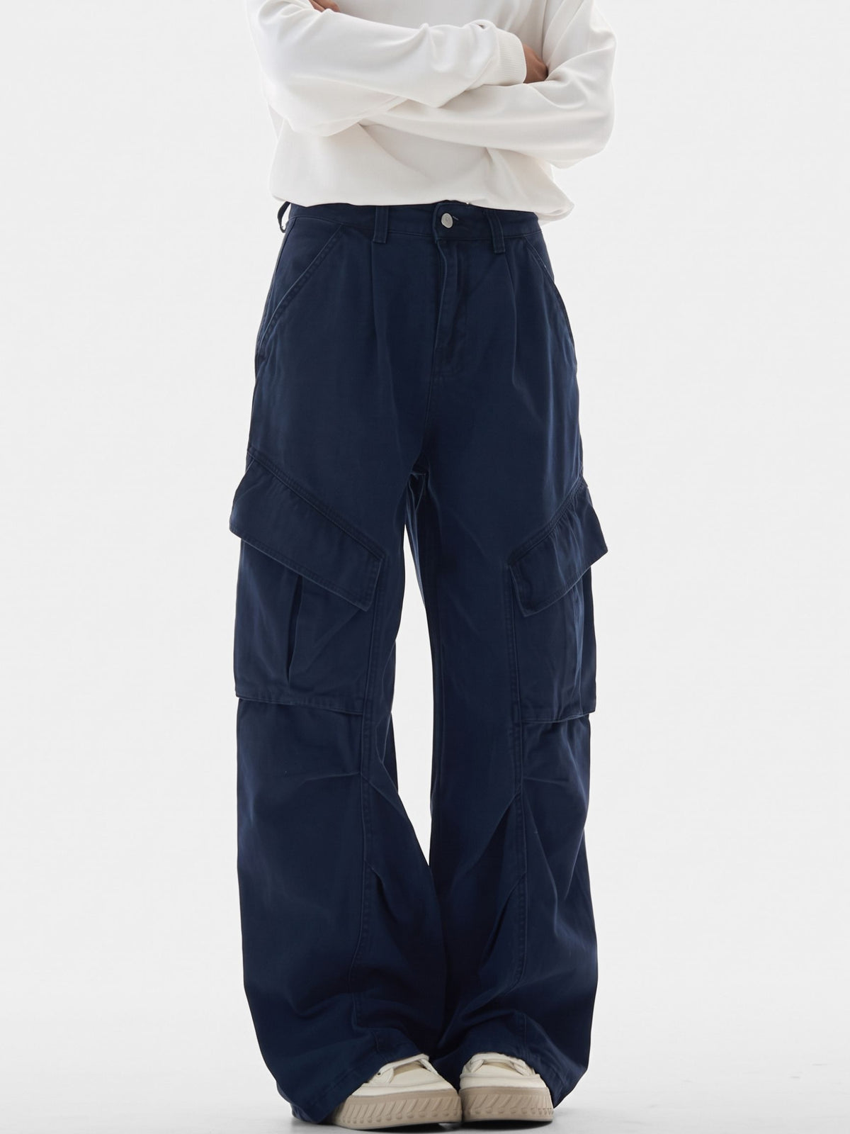 WideDrift - Abrasion-Resistant Multi-Pocket Cotton Cargo Pants