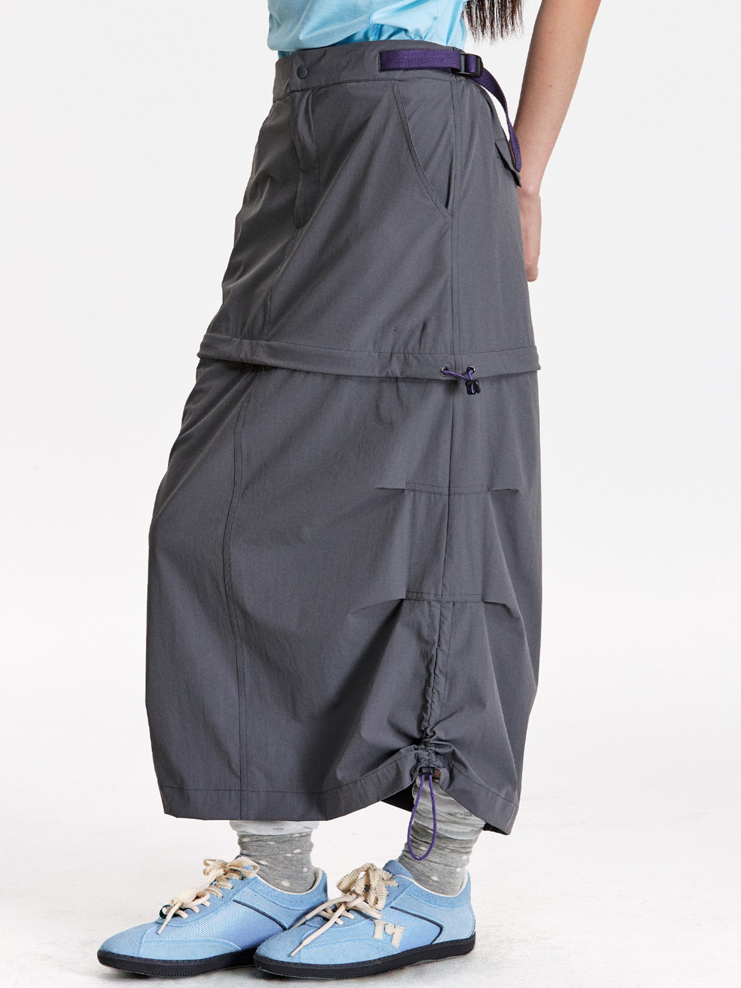 Emberfield - Women's Water-Repellent Detachable-Hem Utility Skirt