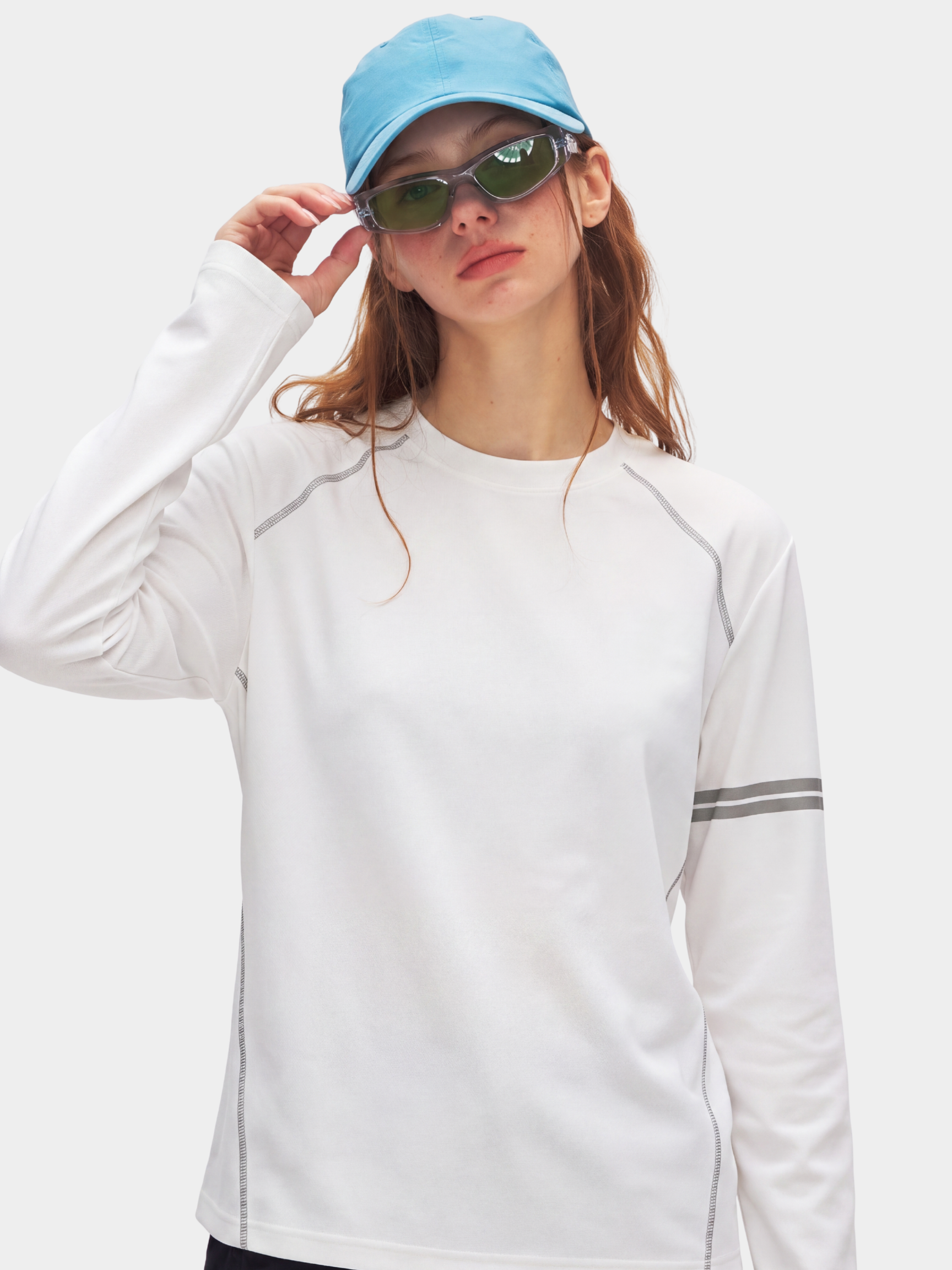 QuietMove - Unisex Crew Neck Long Sleeve Athletic T-Shirt
