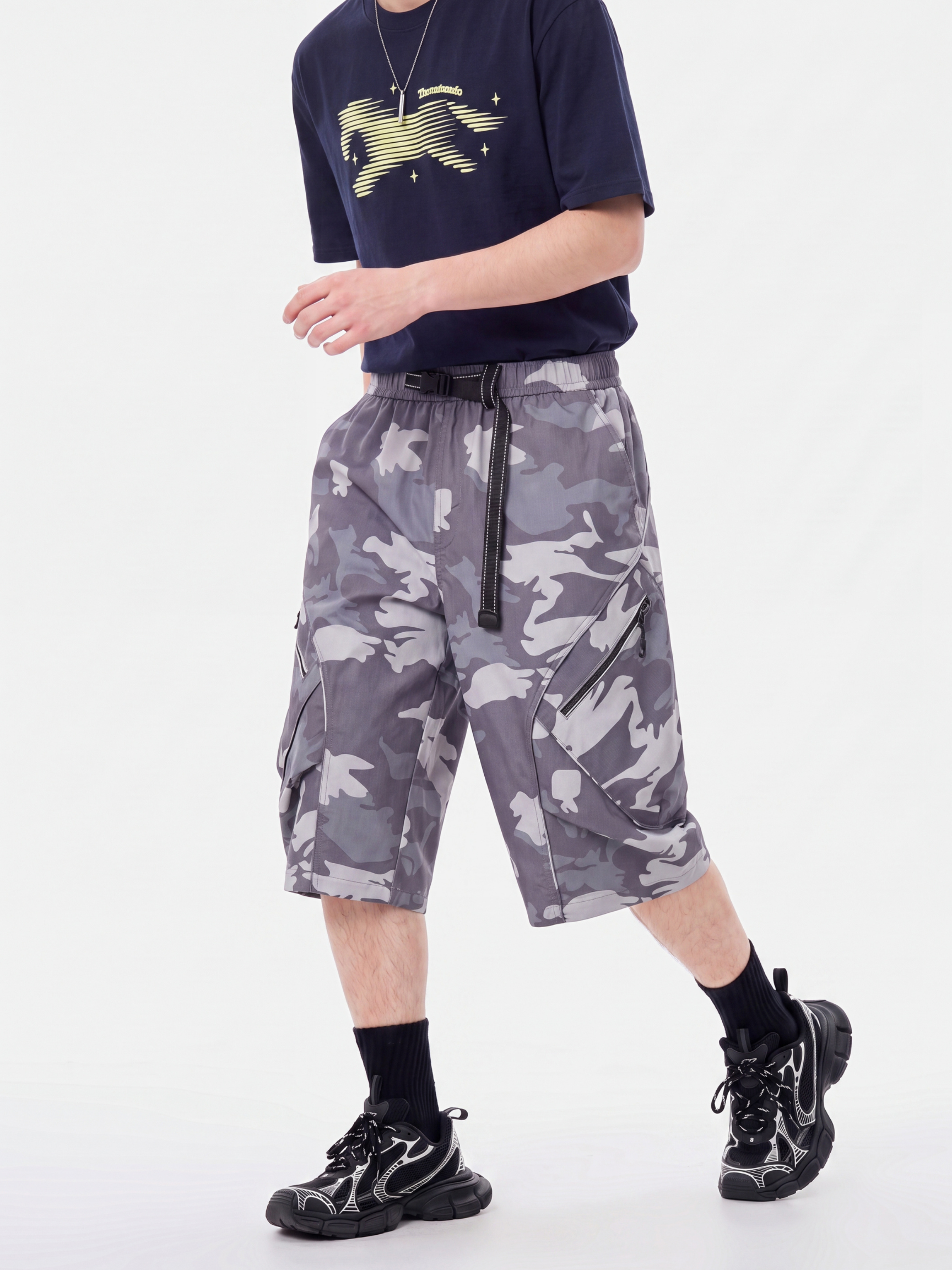 CamoDrift - Unisex UPF 50+ Water-Repellent Camo Wide-Leg Utility Pants