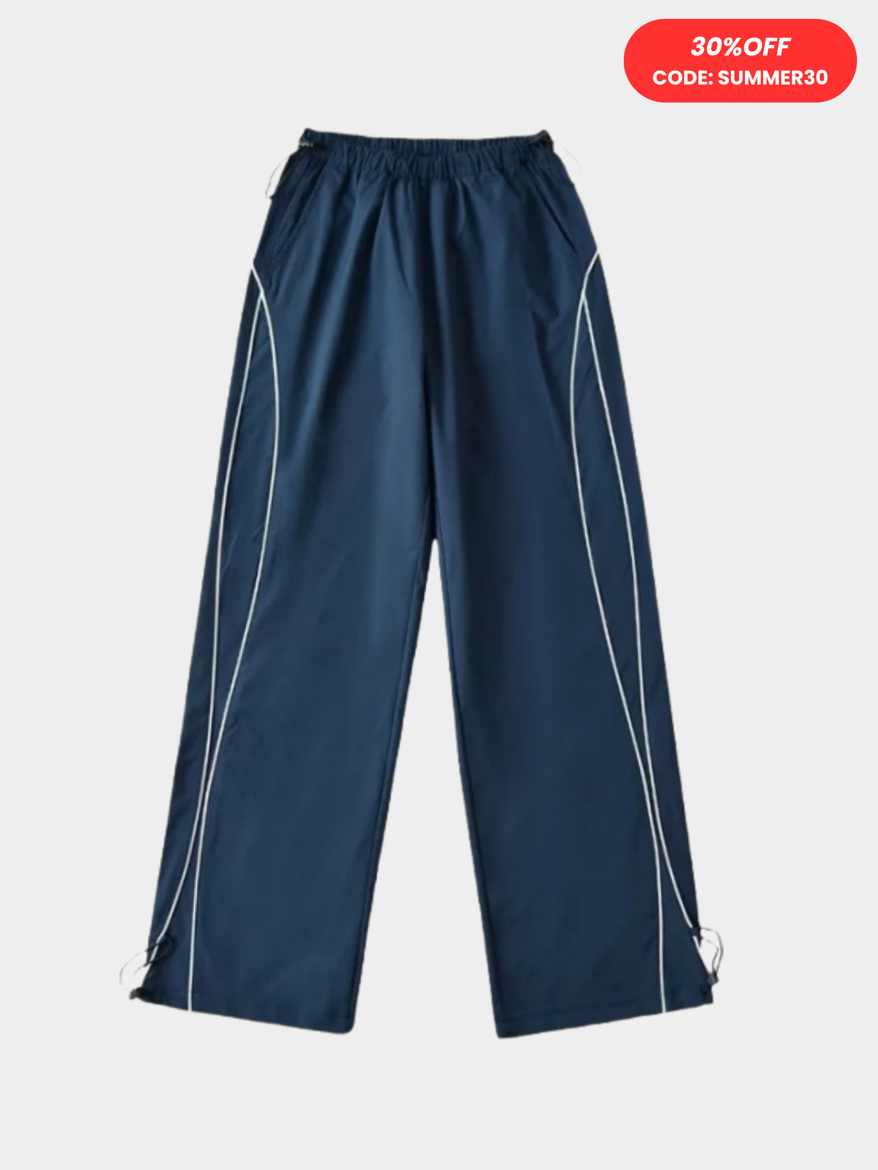 ThornNest - Women‘s Side-Stripe Loose-Fit Cuffed Sports Pants