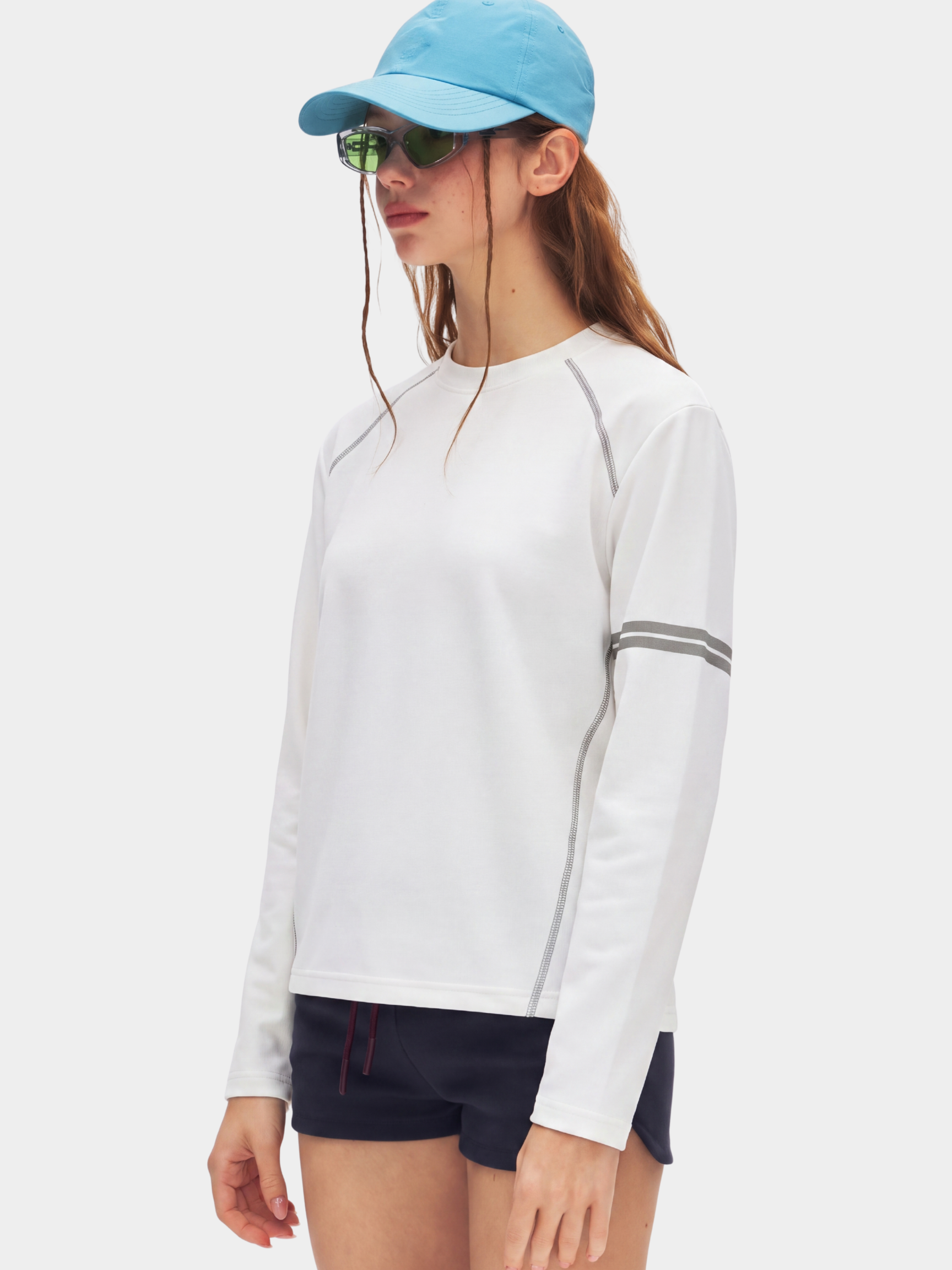 QuietMove - Unisex Crew Neck Long Sleeve Athletic T-Shirt