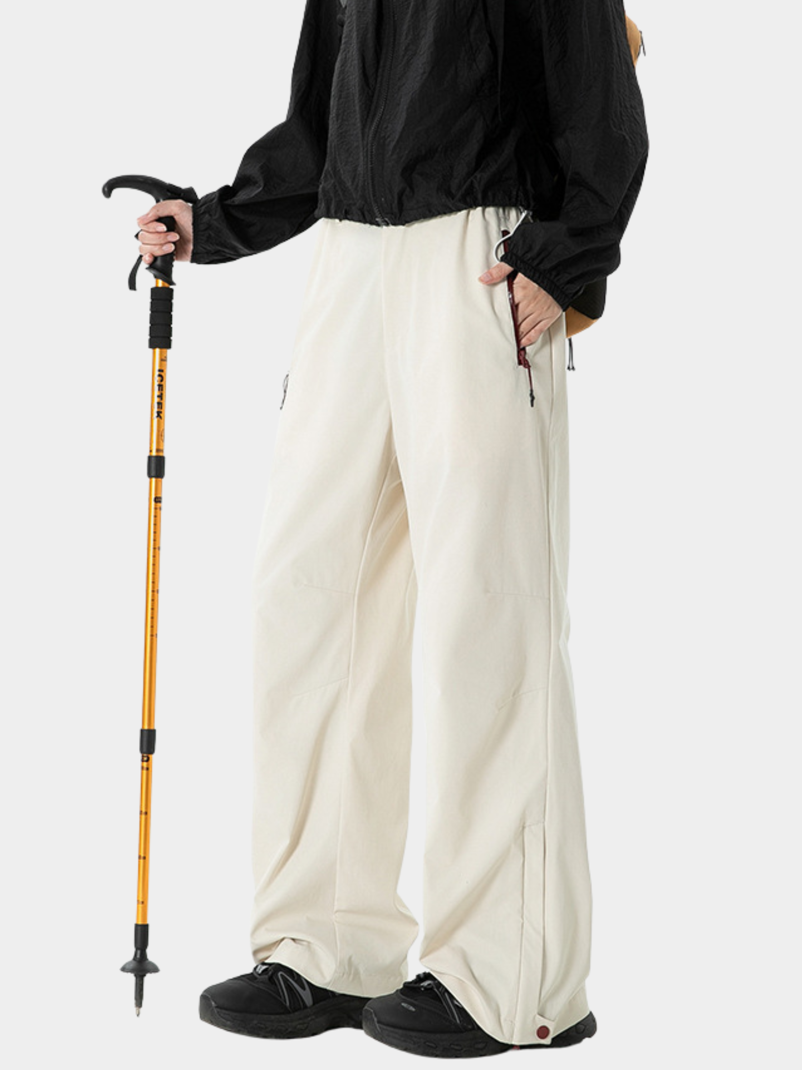 Aquatop - Women's Waterproof Windproof Loose Fit Cargo Pants