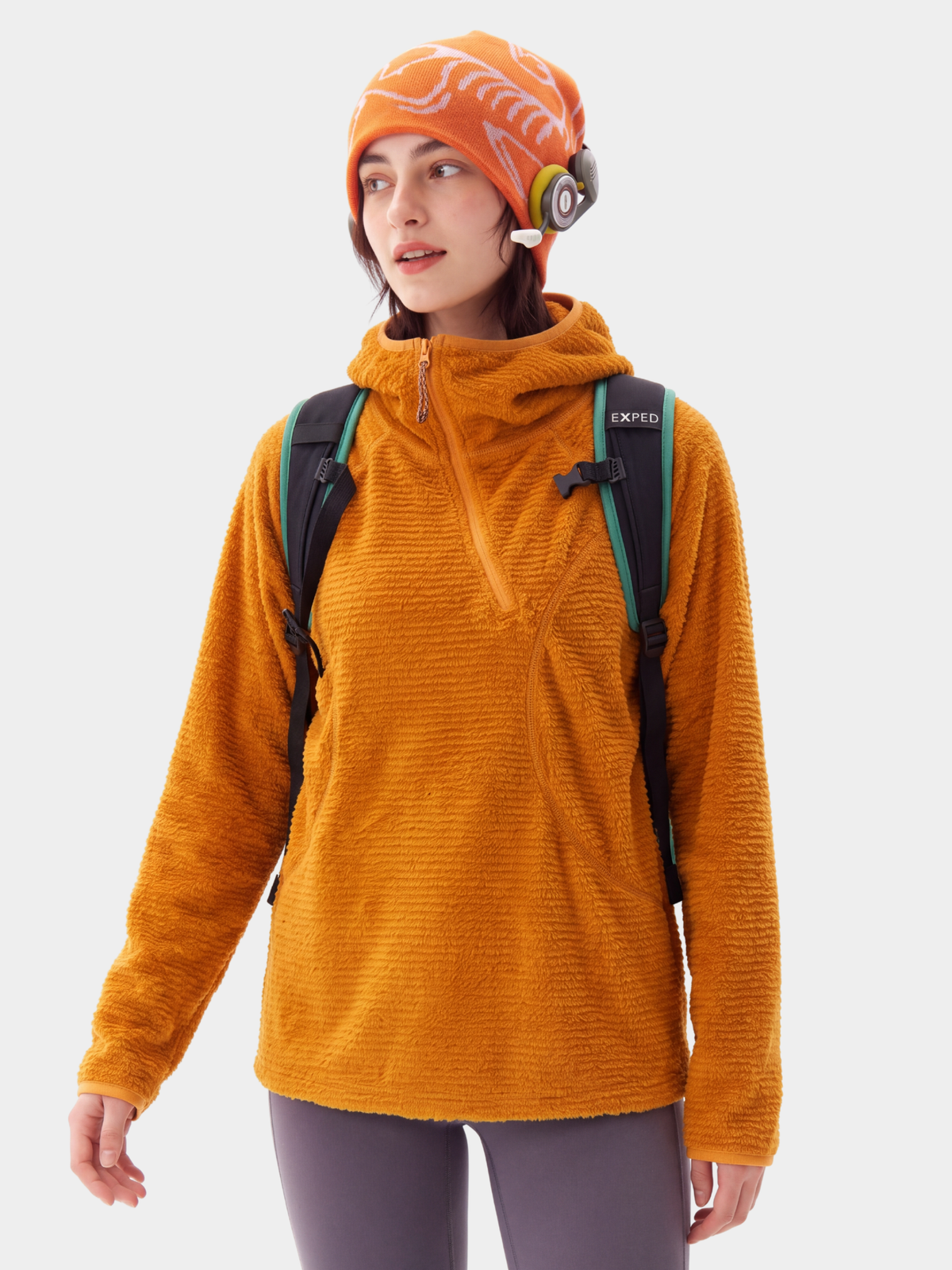 LiteMist - Lightweight Textured Fleece Half-Zip Sweatshirt