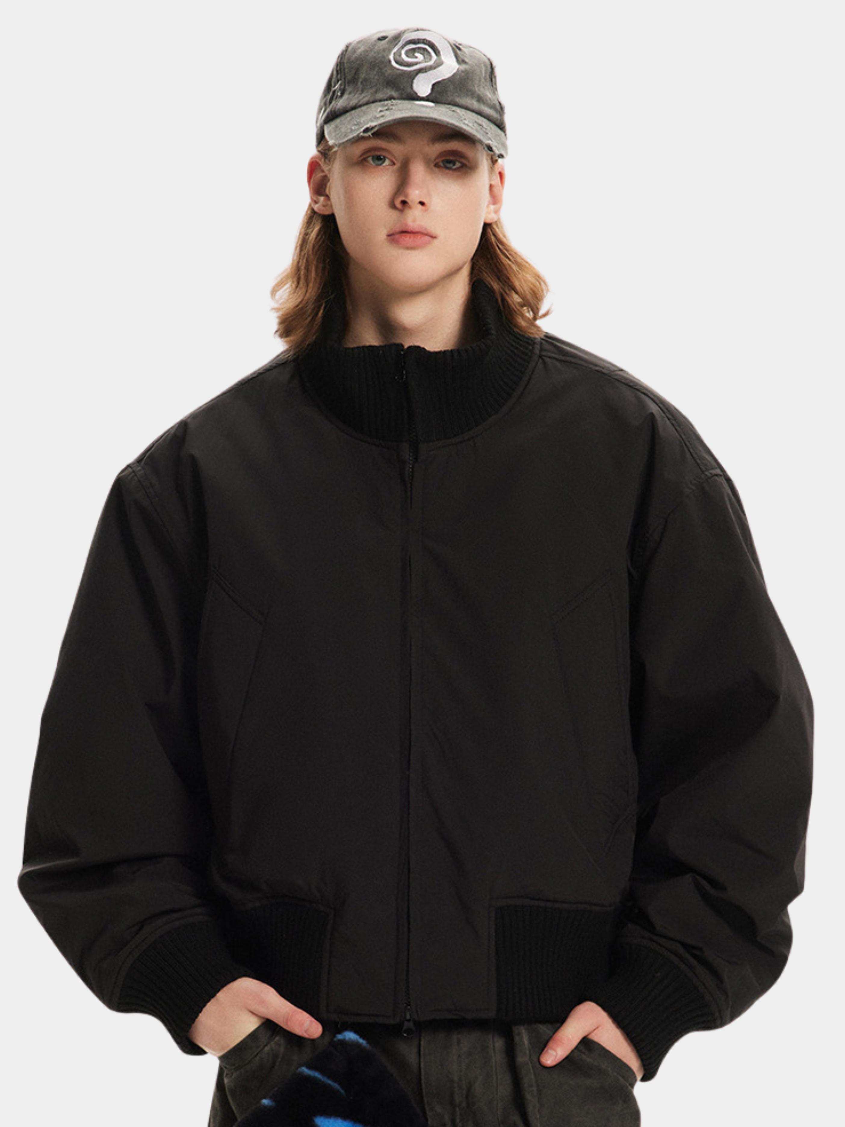 BluffMark - Men's High-Neck Oversized Padded Jacket GONGGAR SPORTS