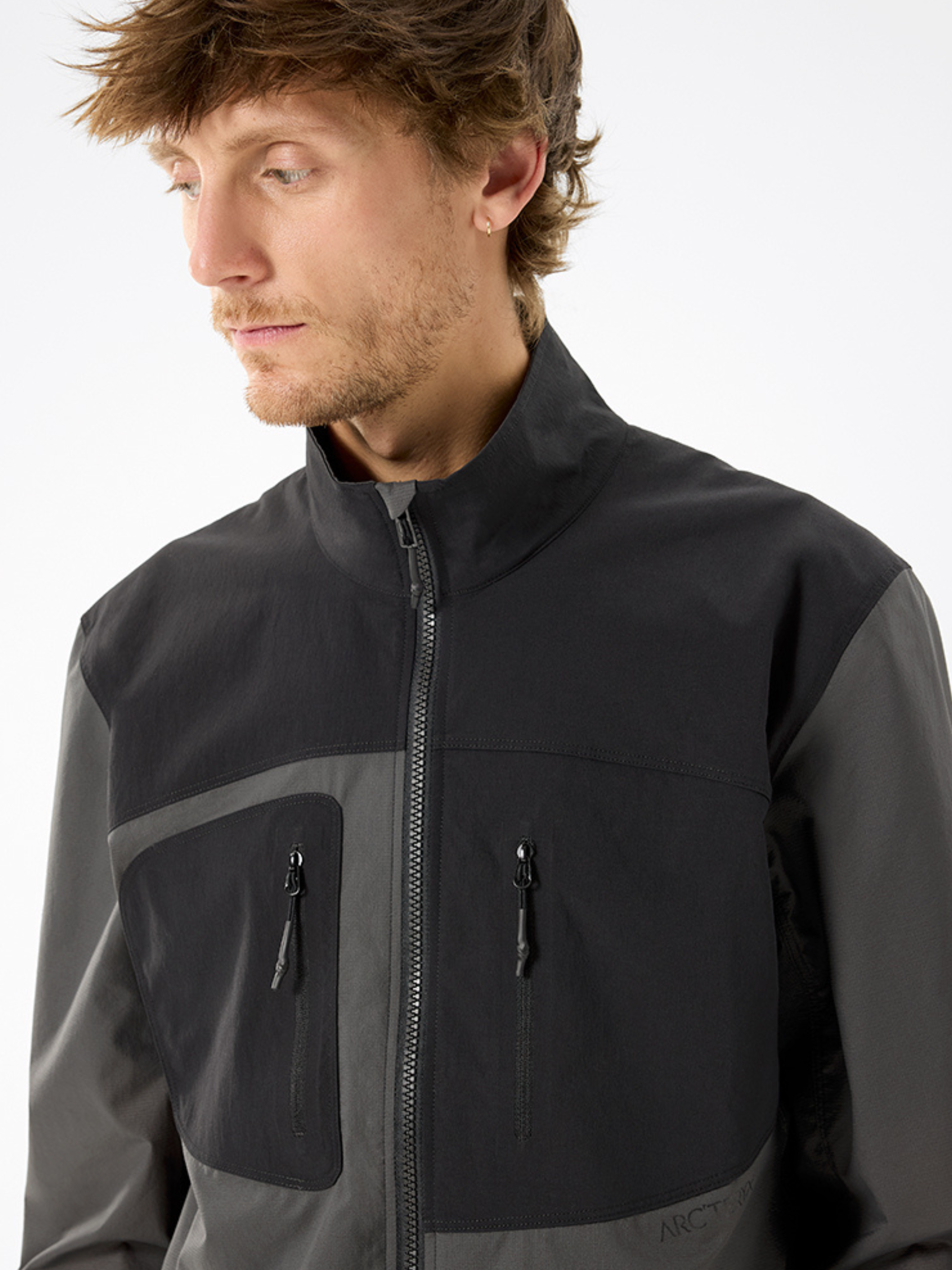 CampRope - Men's UPF50+ Protection Color-Block Softshell Jacket