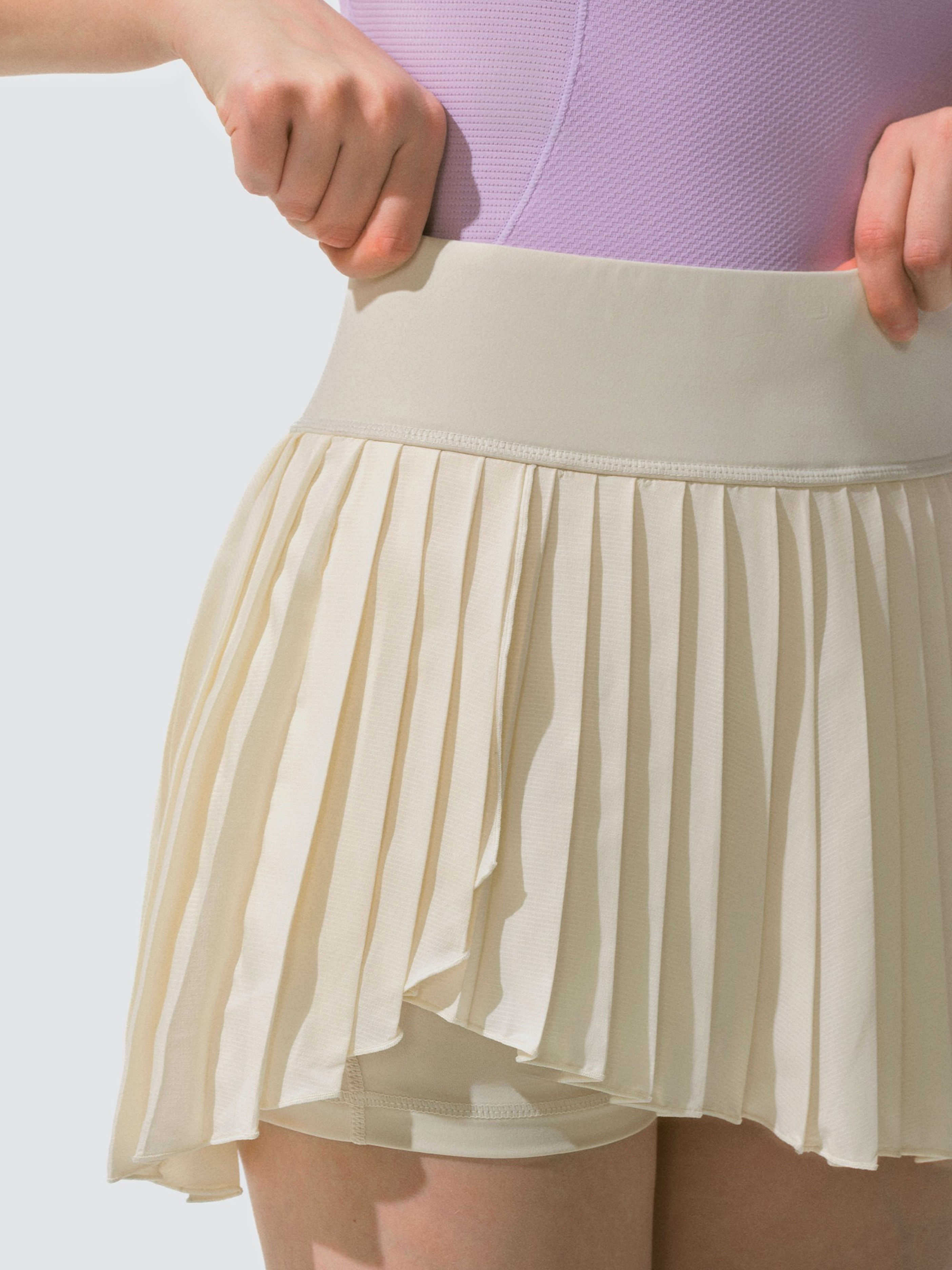 Shard - Women's Asymmetric Pleated Active Skirt