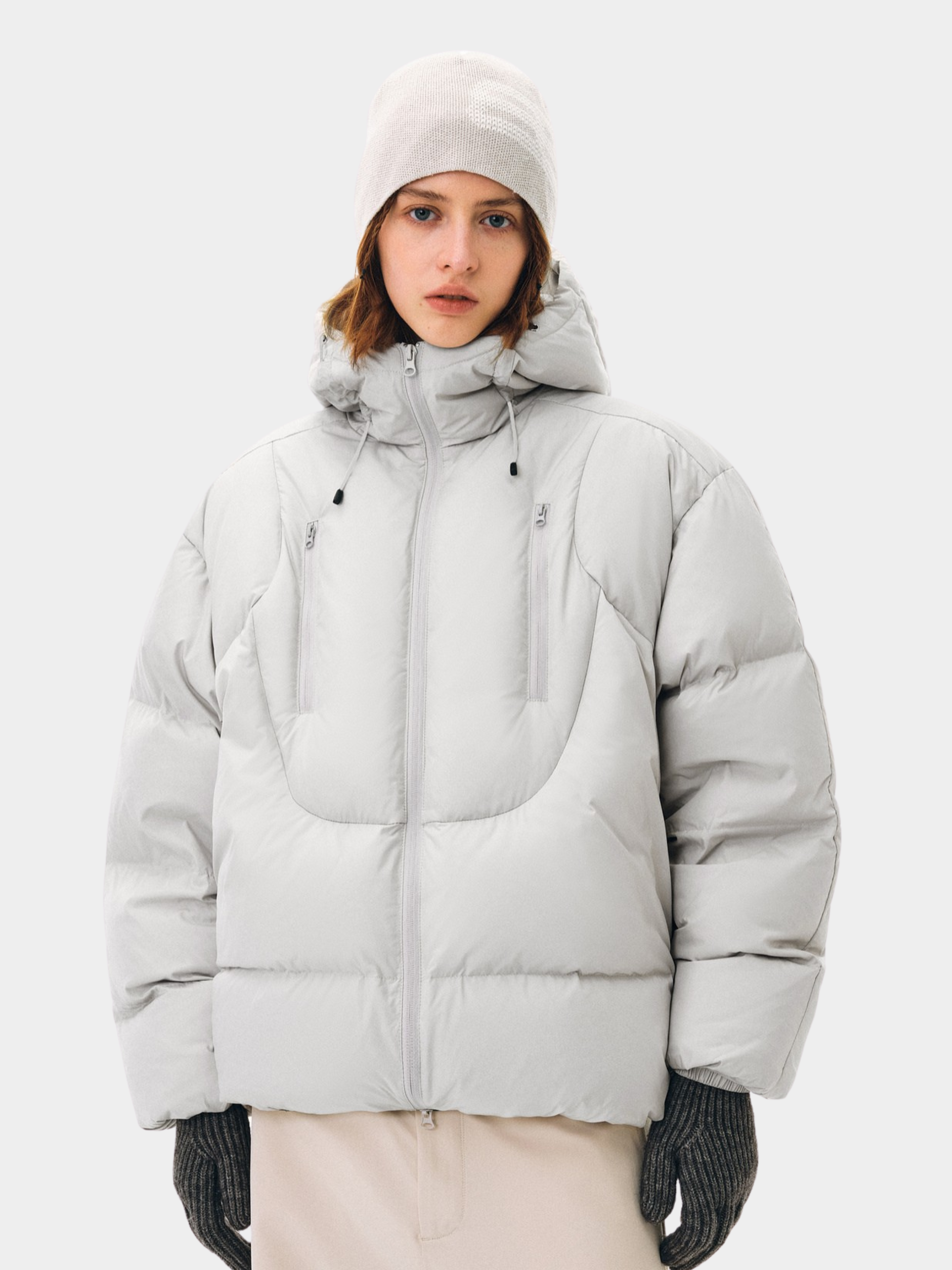 Emberfrost - Unisex 90% White Duck Down Dual-Zip Hooded Jacket