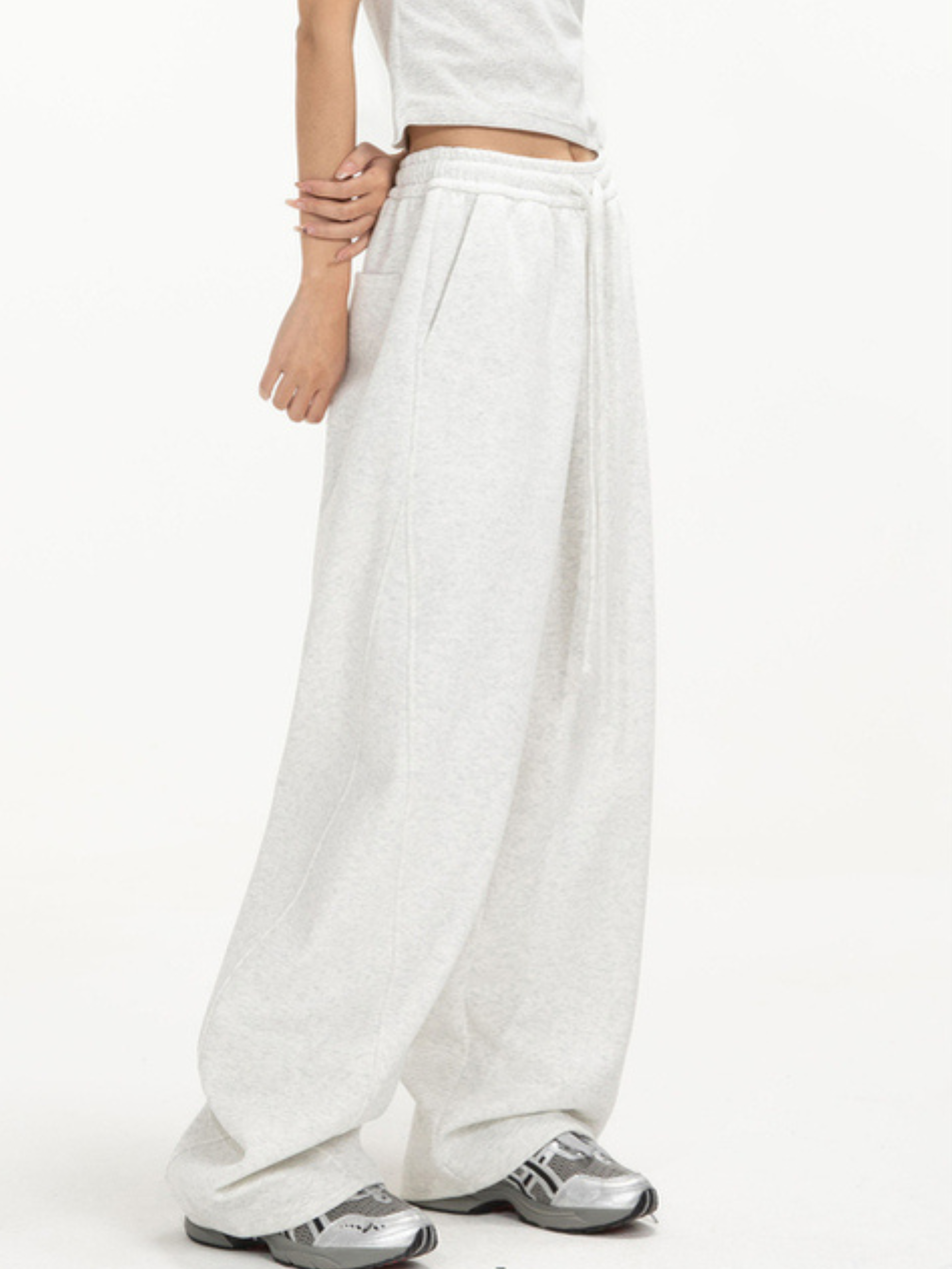 Peakstream - Women's Solid Drape Straight-Leg Sweatpants