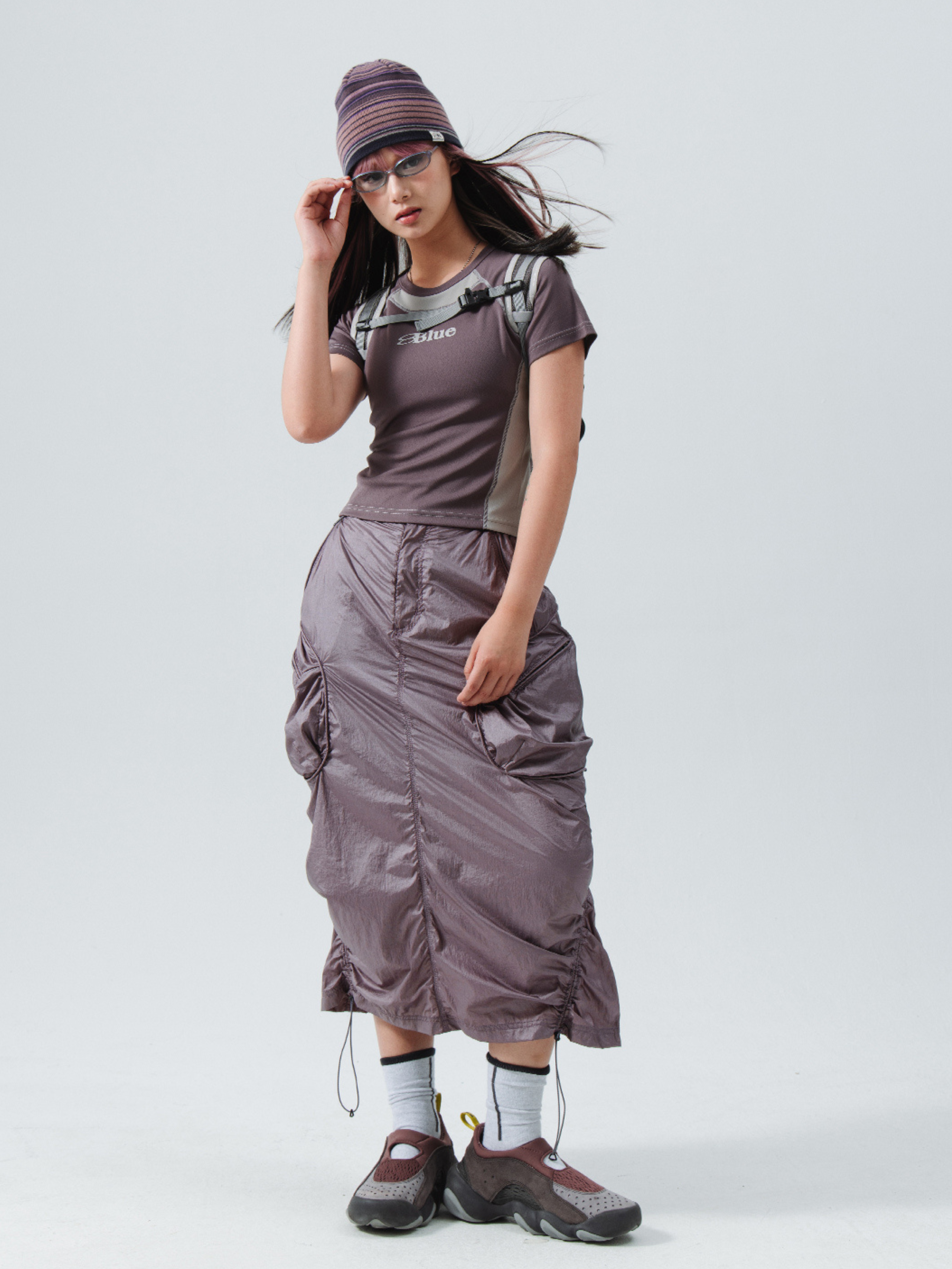 ThornBoard - Women's Metallic Water-Repellent Nylon Utility Skirt