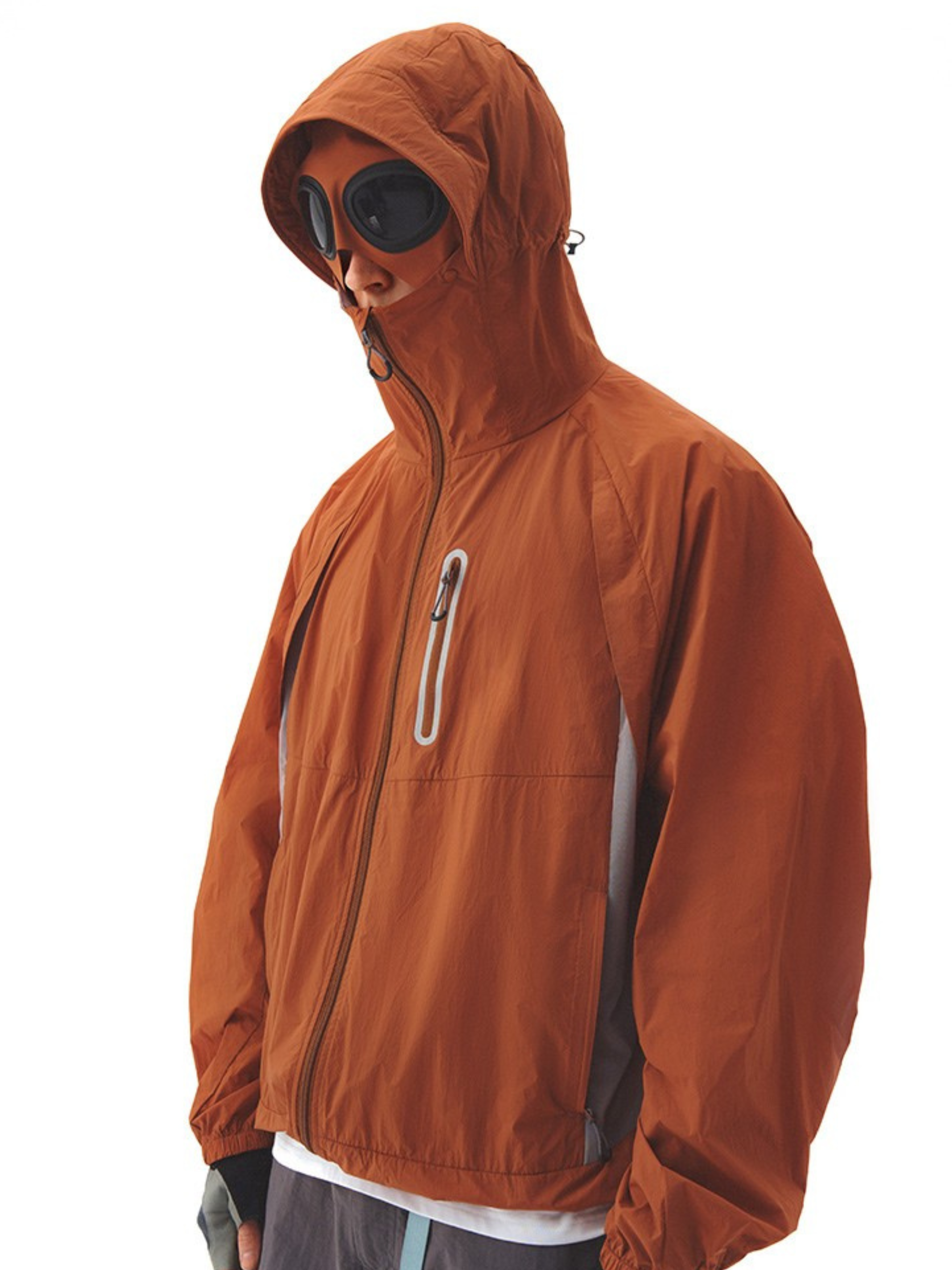CampCoat - Unisex UPF 100+ Detachable Goggle Face-Shield Sun Jacket