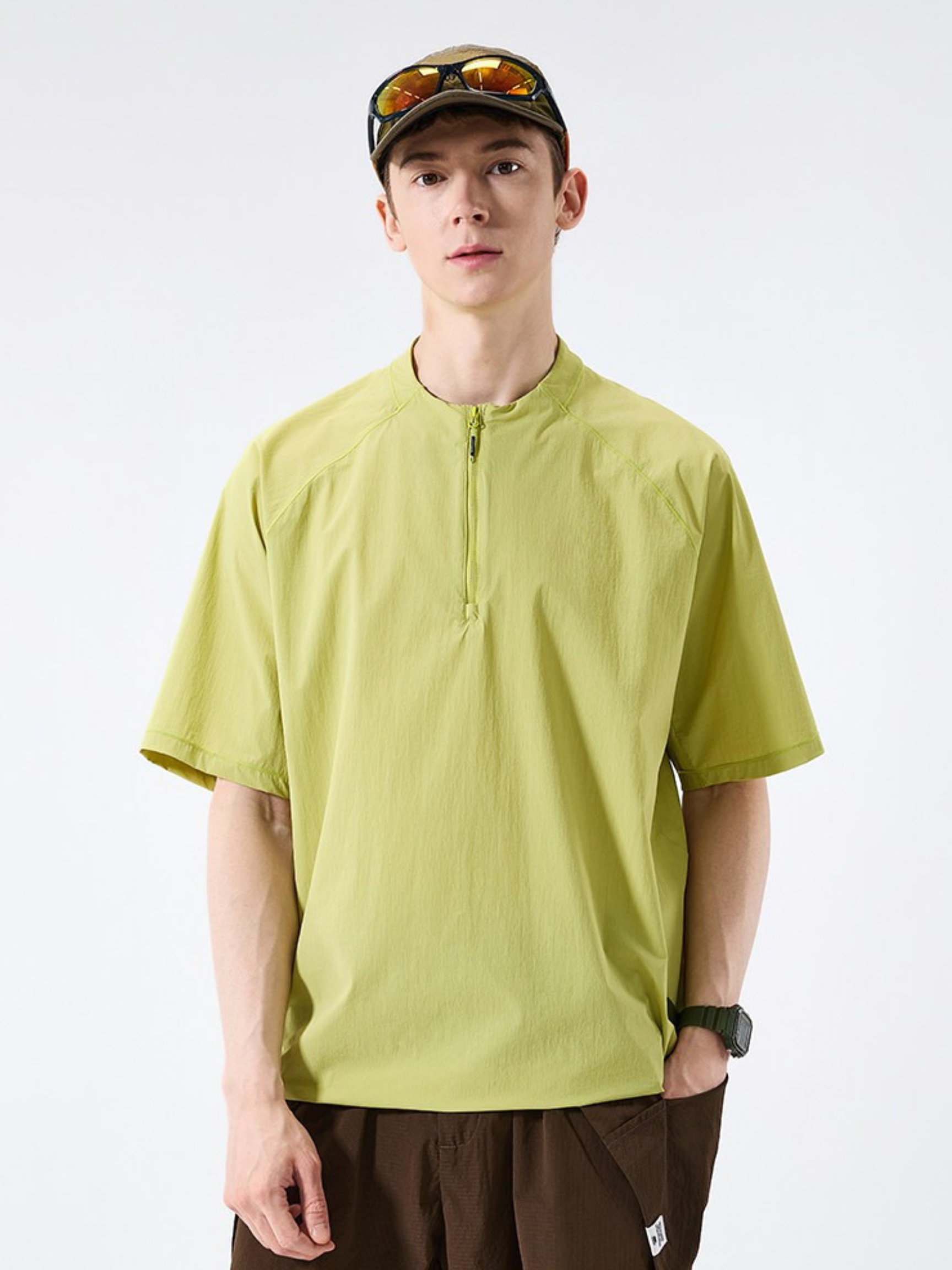 VentFlow - Moisture-Wicking Half-Zip Quick-Dry T-Shirt