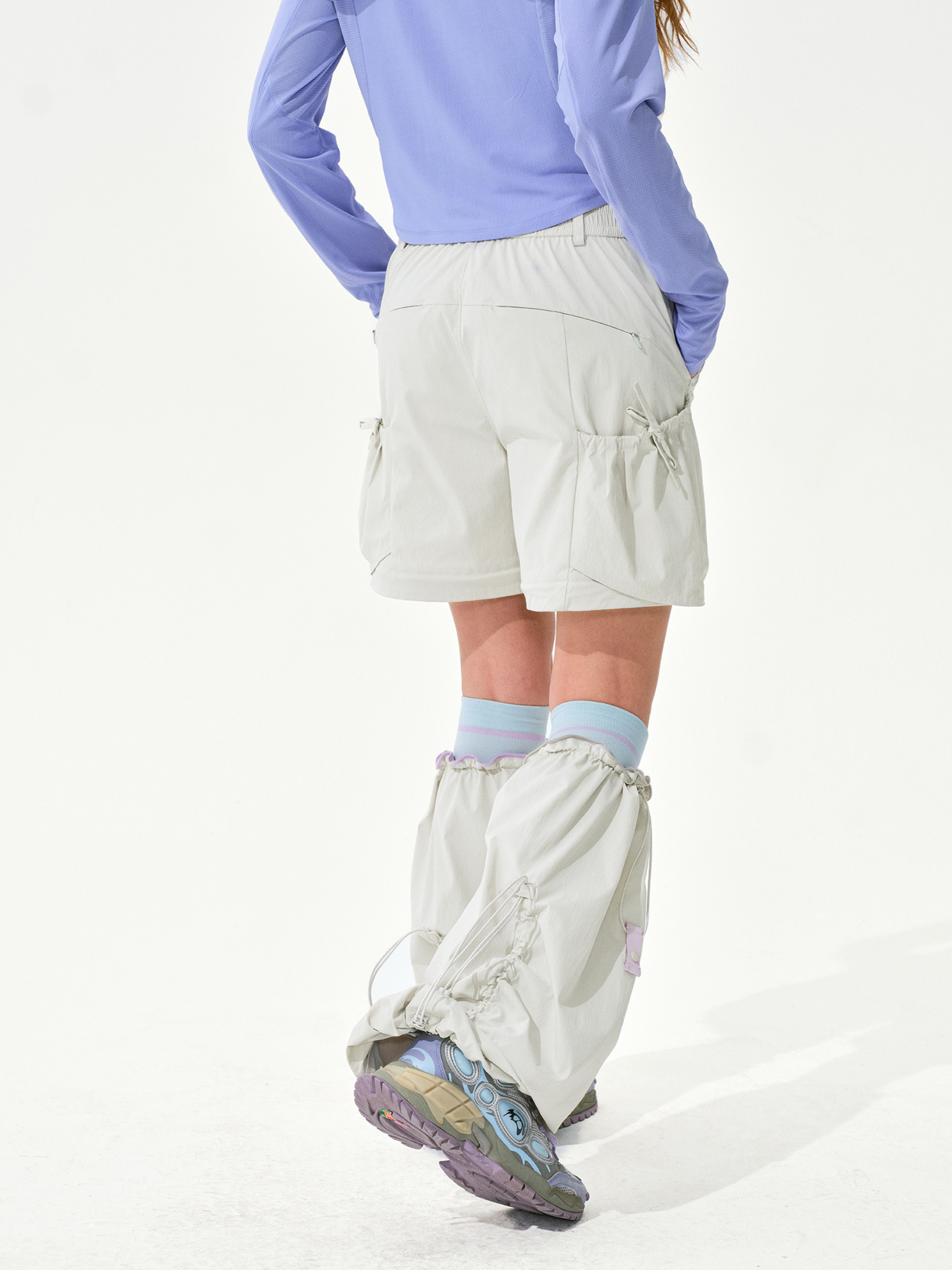 Aquafield - Women’s Scotchgard moisture-wicking detachable long shorts