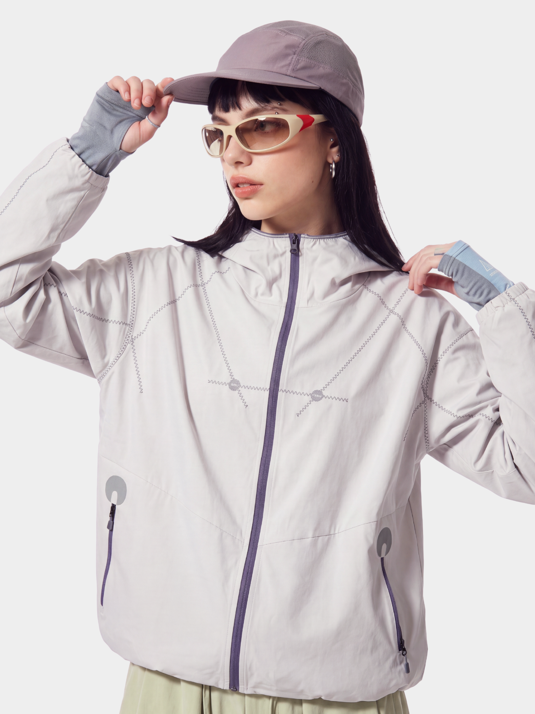 SunHush - Women's UPF 50+ Lightweight Breathable Sun Protection Jacket