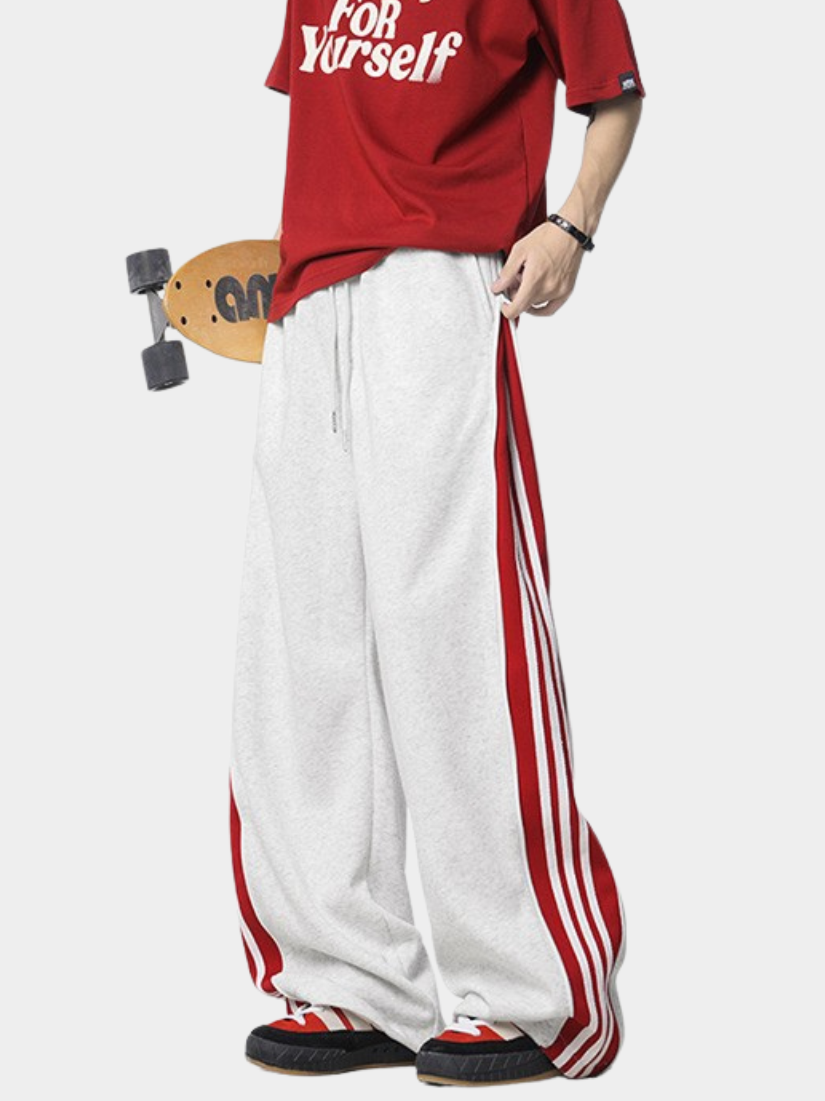 DryCoat - Men's Side Zipper Stripe Jogger Pants