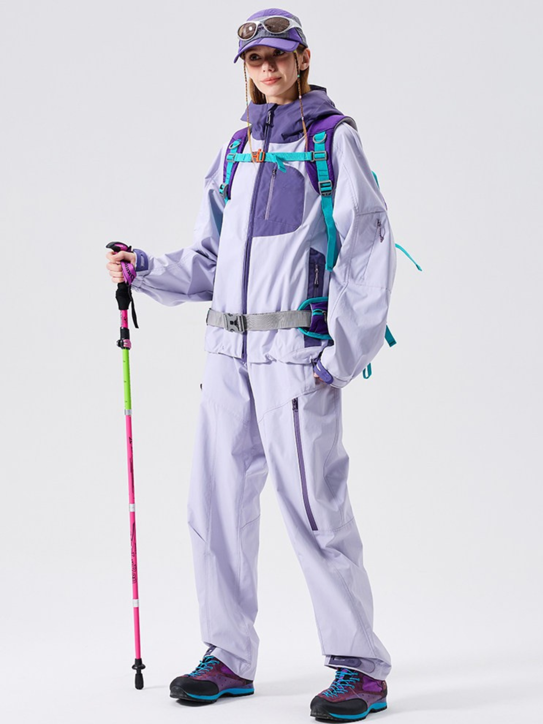 CougarSet - Unisex Lightweight 10K Waterproof Technical Hard Shell Jacket