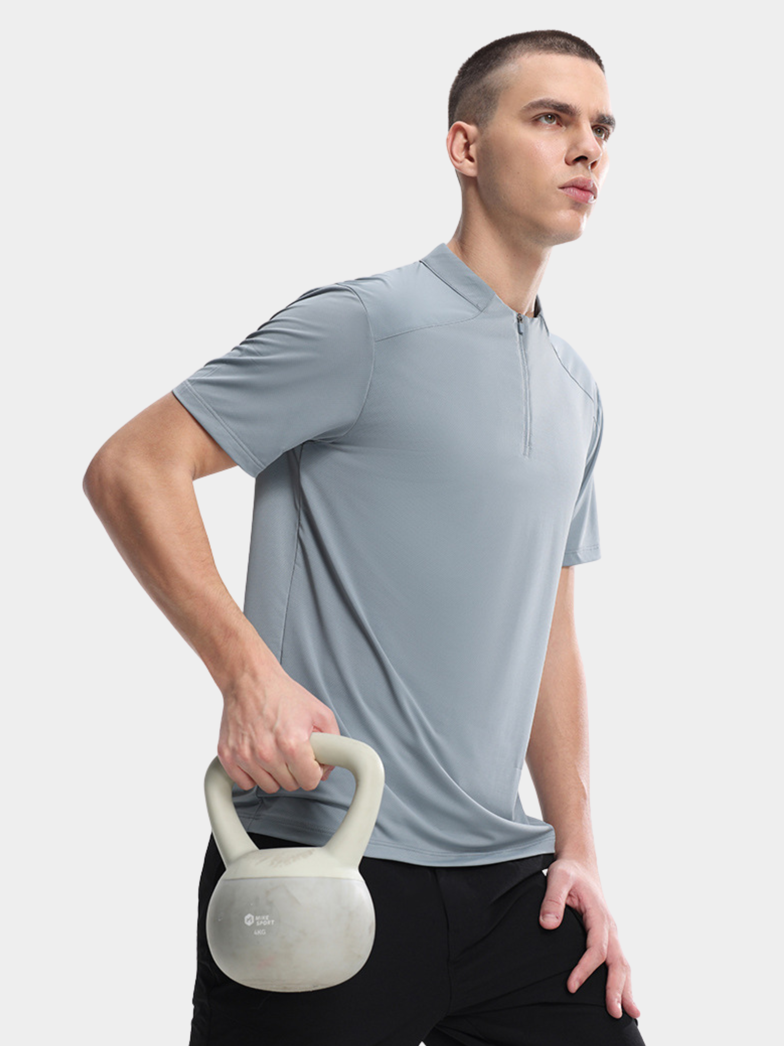 ClimbStick - Men's High-Stretch Quick-Dry Half-Zip Short Sleeve GONGGAR SPORTS