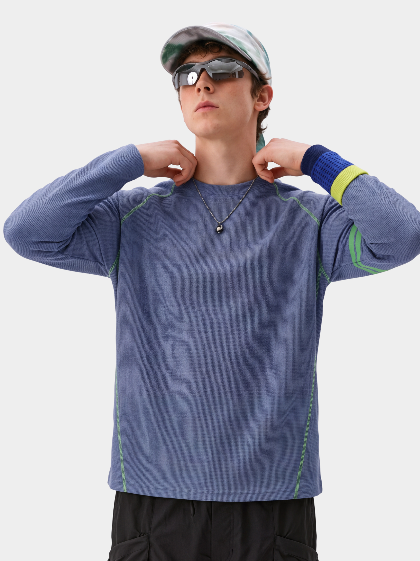 QuietMove - Unisex Crew Neck Long Sleeve Athletic T-Shirt