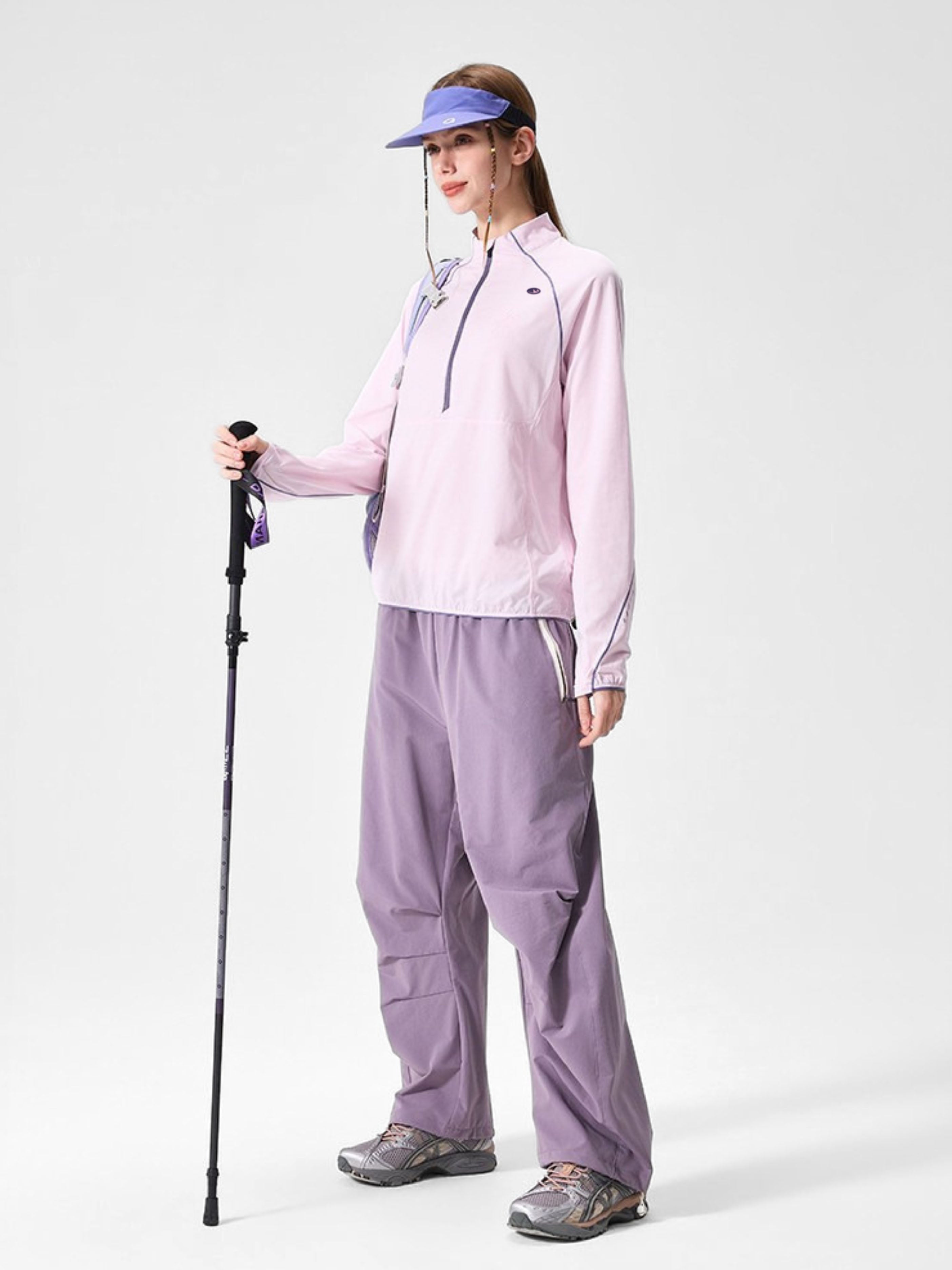 Snappy - Moisture-Wicking Quick-Dry Half-Zip Long Sleeve T-Shirt