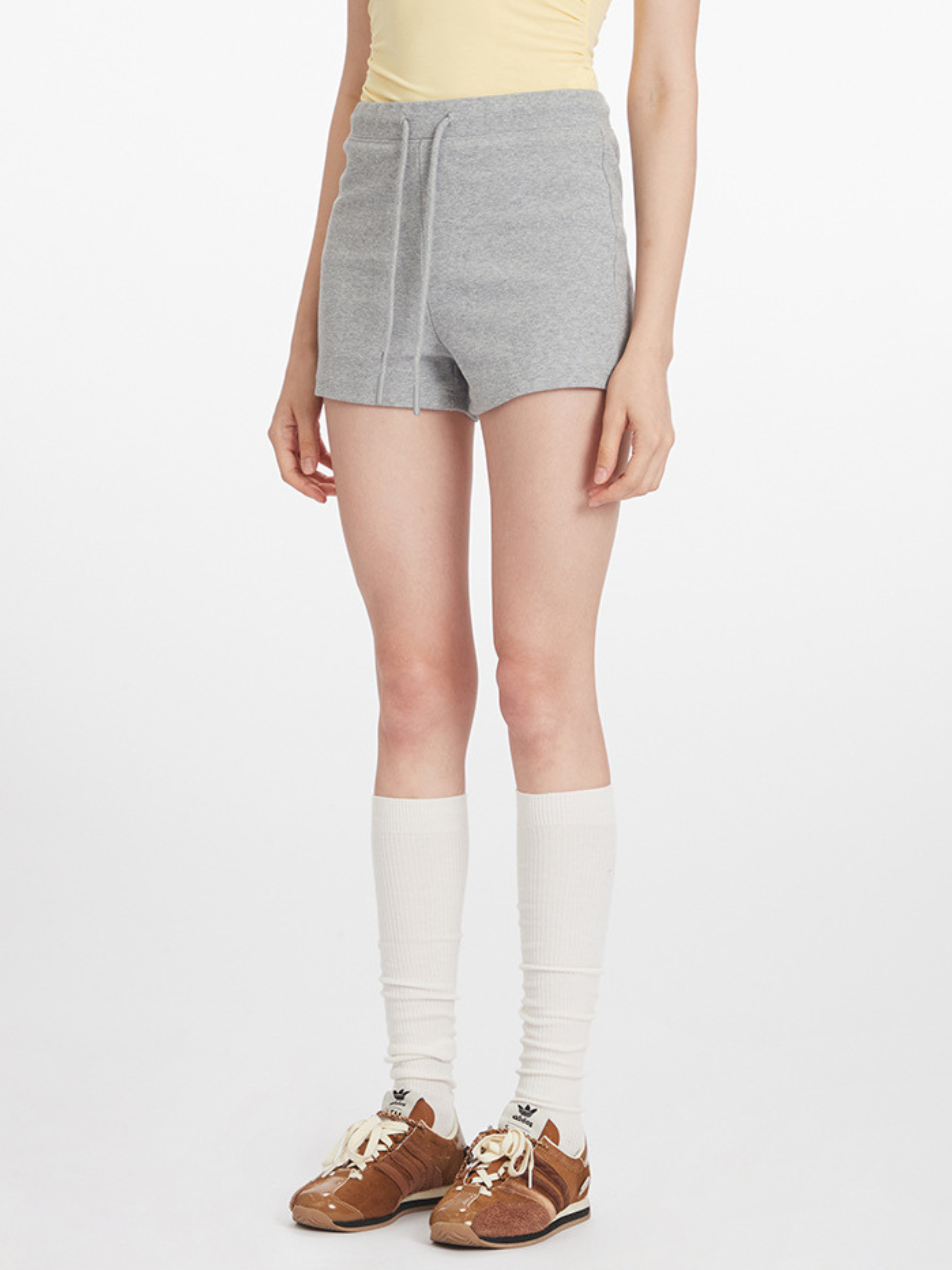 Leafall - Women's Cotton Stretch Athletic Shorts