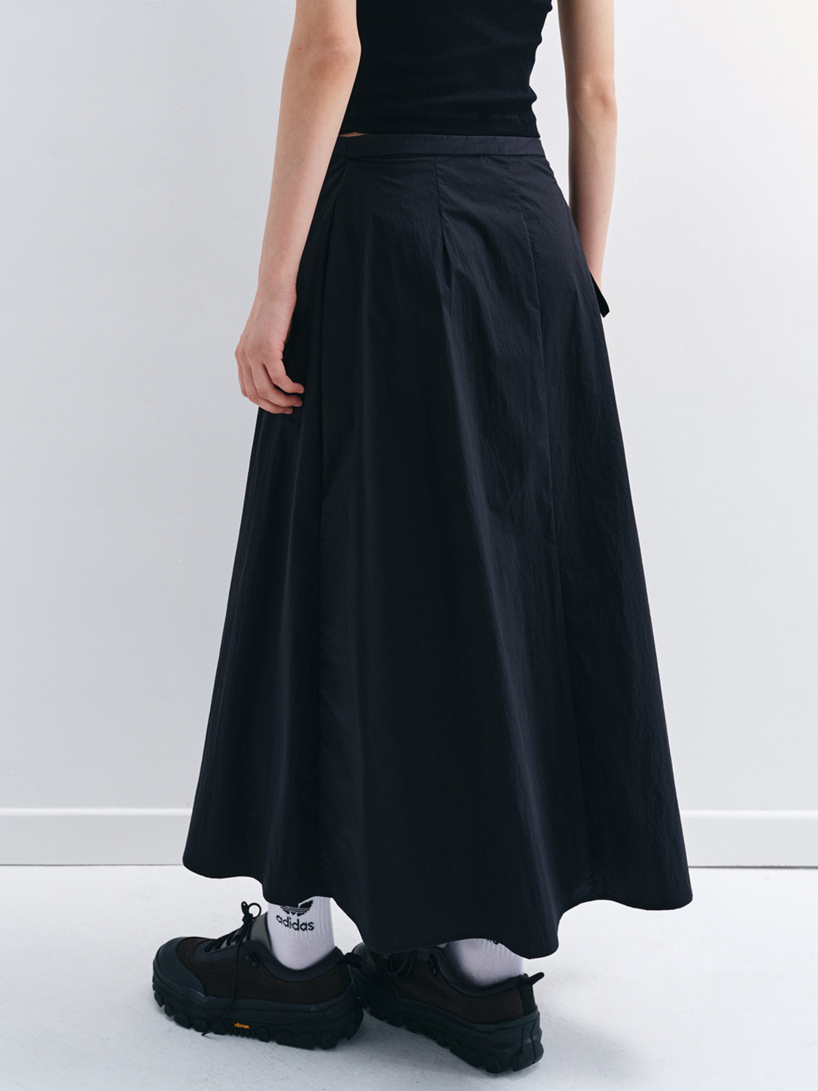 WolfPath - Women's Adjustable Irregular Hem Elastic Waist Skirt
