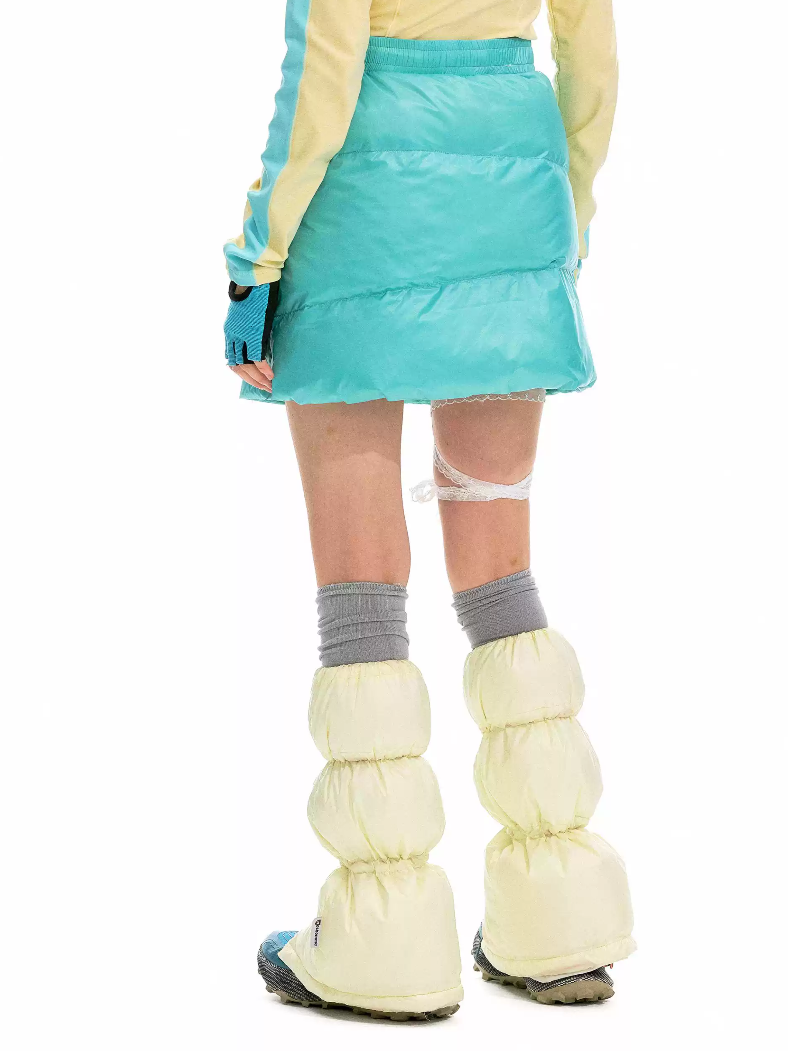 Dustbreeze - Water-Repellent 800FP White Duck Down Thermal Leg Warmers