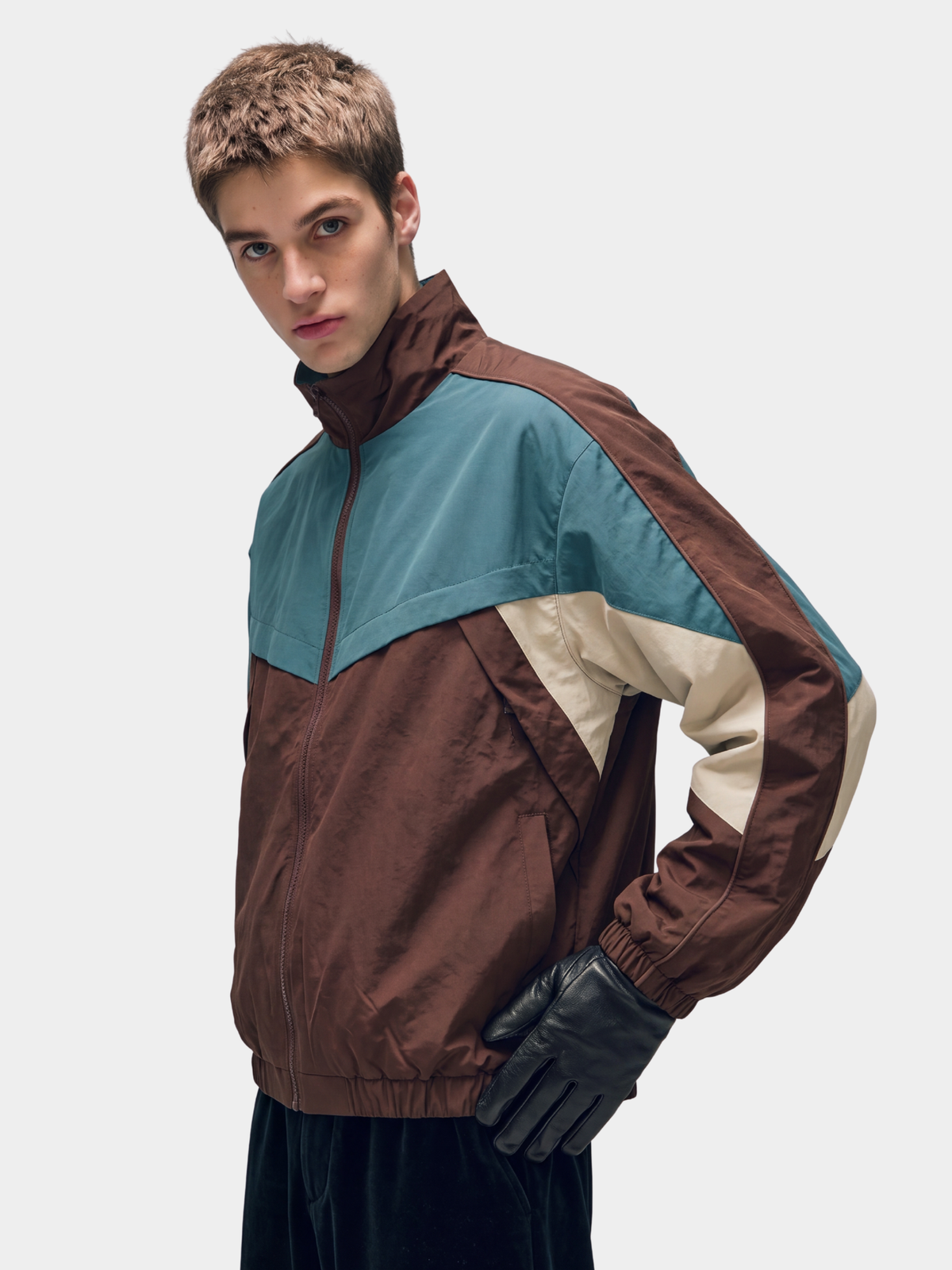 EcoFlask - Men's Retro Color-Block Water-Repellent Jacket