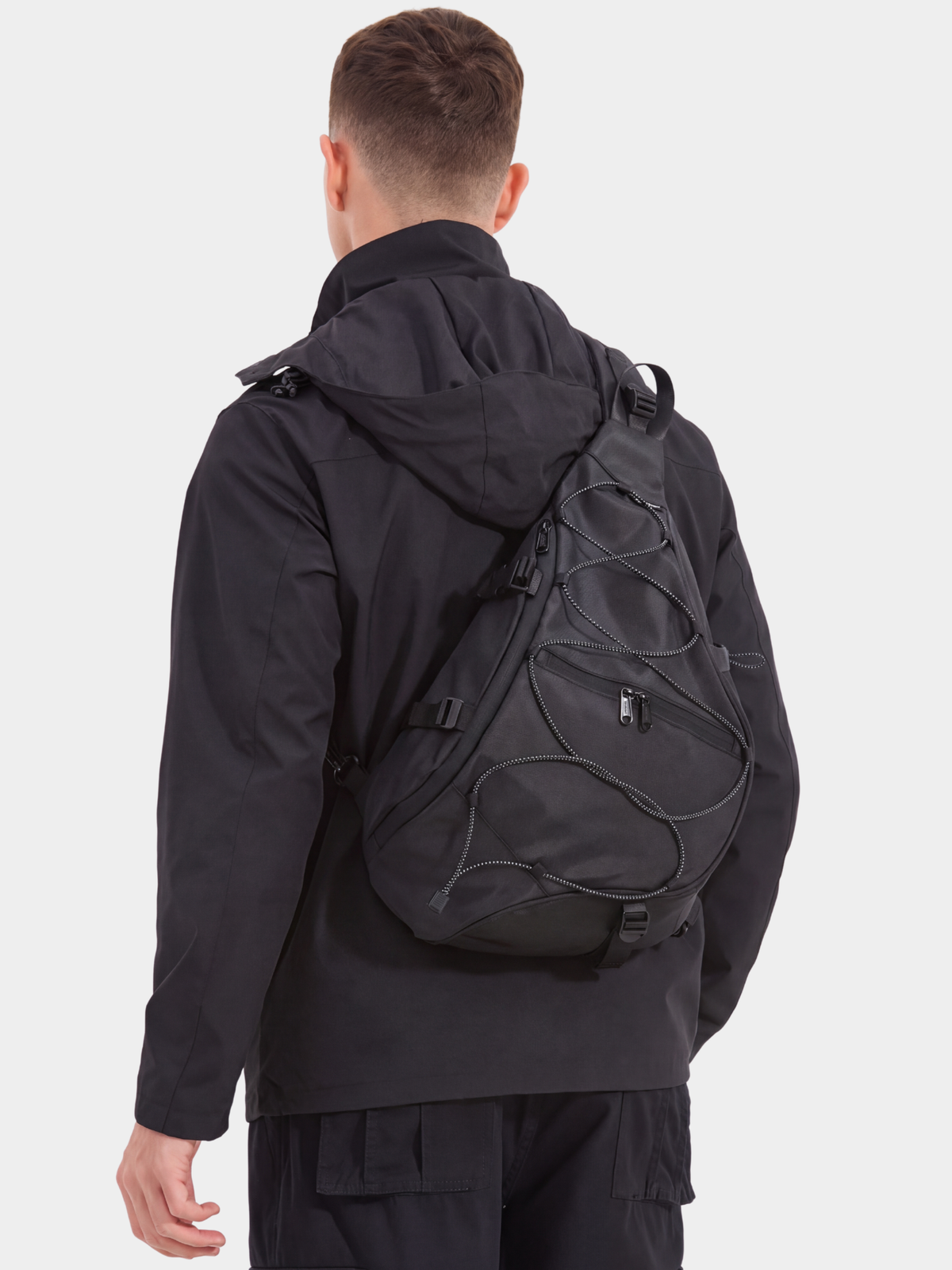 TravelLite - Multi-Compartment Water-Repellent Crossbody Bag